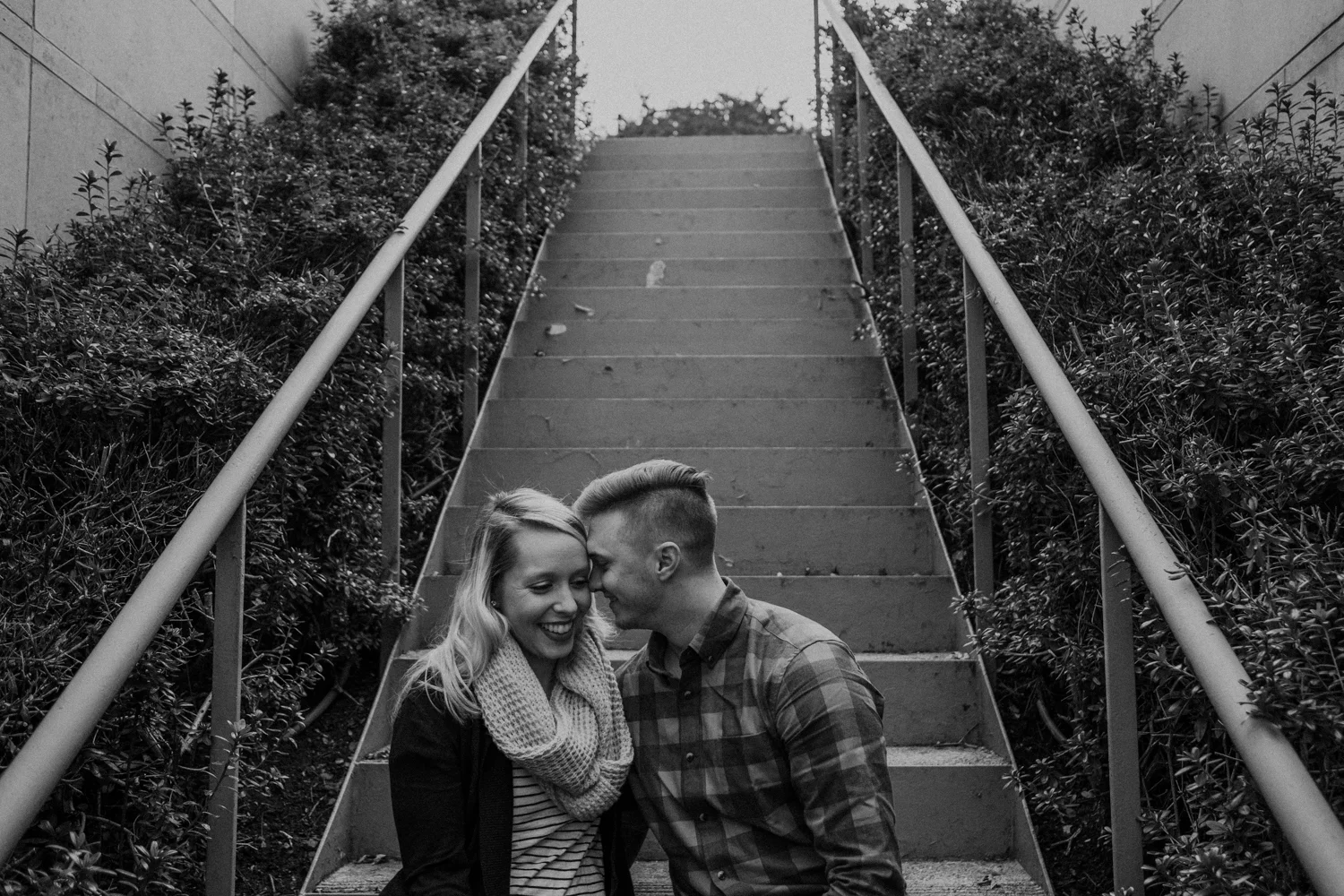 leesburg government center stairway portrait