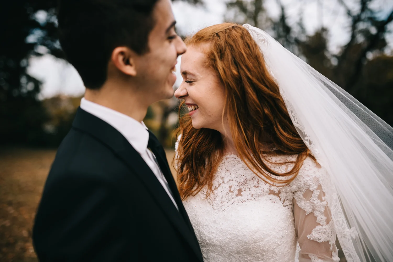 arlington virginia bride and groom couple portrait