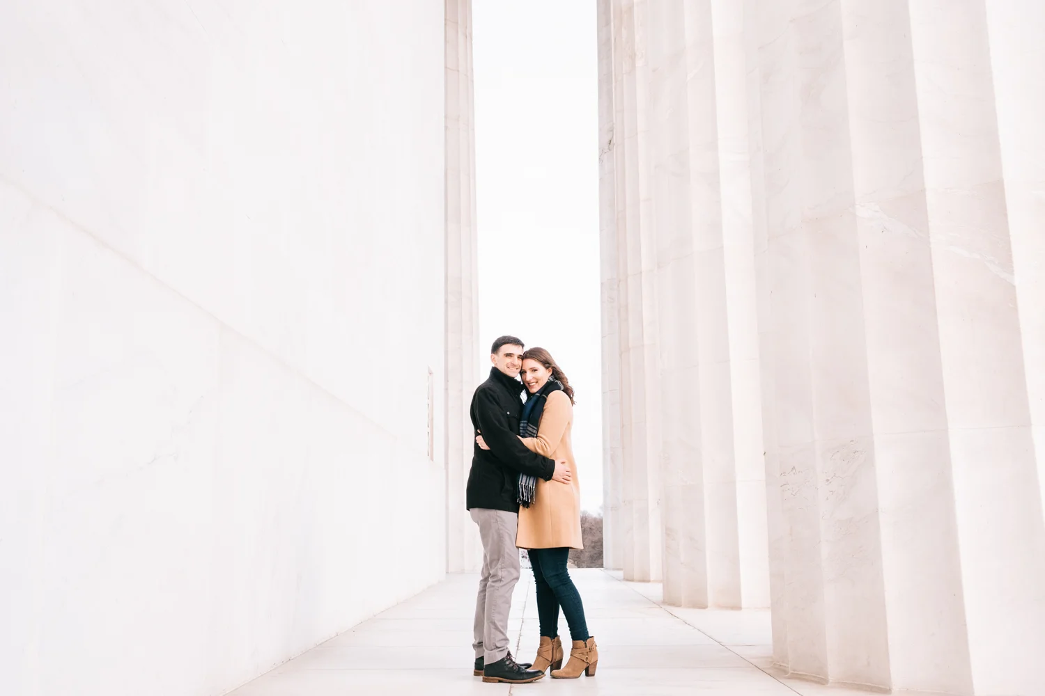 dc columns engagement portraits