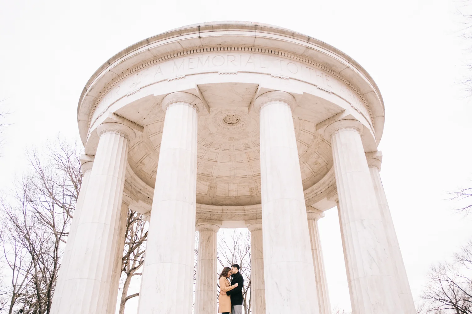 dc war memorial engagement portrait