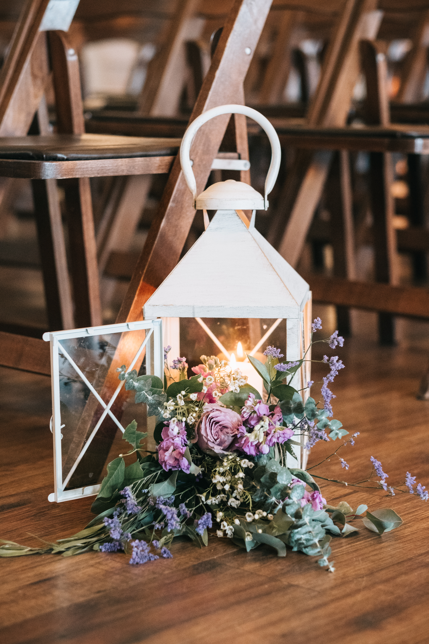 shadow creek purcelleville indoor wedding diy lantern flowers