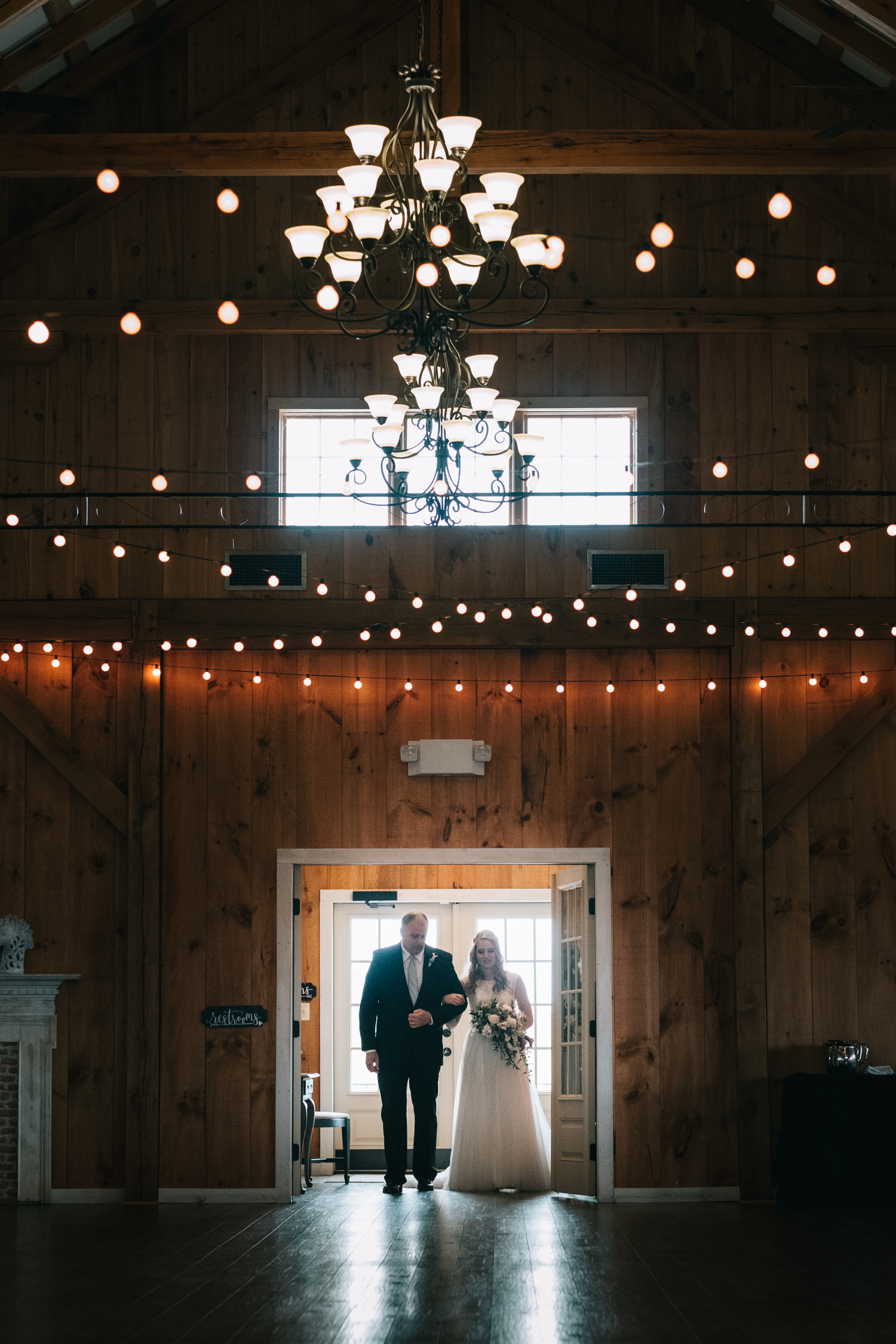 shadow creek purcelleville bridal entrance indoor wedding