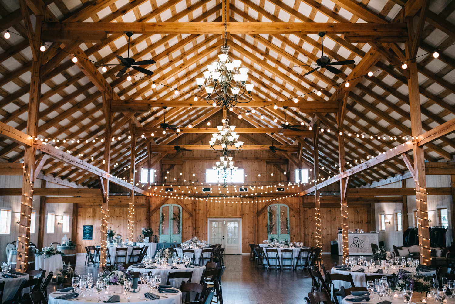 shadow creek wedding purcelleville reception setup