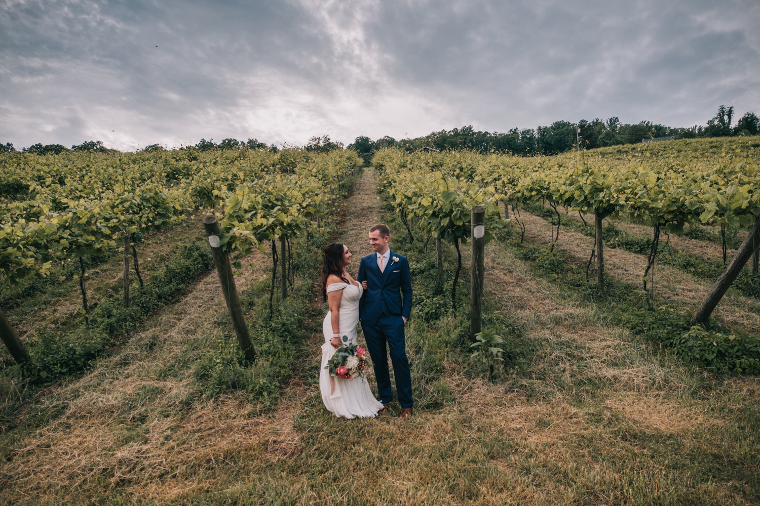 wedding portraits at bluemont vineyard virginia loudoun county