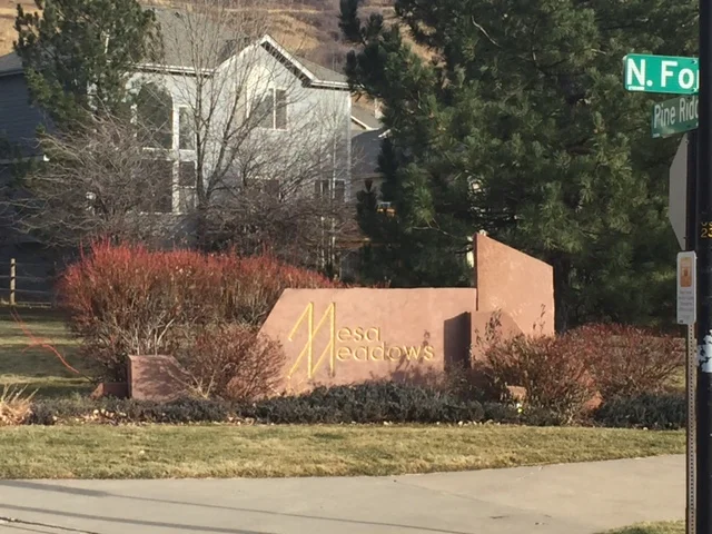Mesa Meadows Neighborhood Golden CO