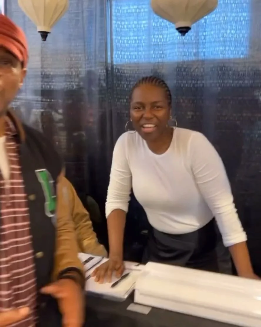 East Oakland was in the building at yesterday&rsquo;s @westcoastcraft fair! We have the honor of vending and meeting the legendary @realsway yesterday! He was gracious enough to shoutout some of the BIPOC vendors at the show. Thank you Sway for the s