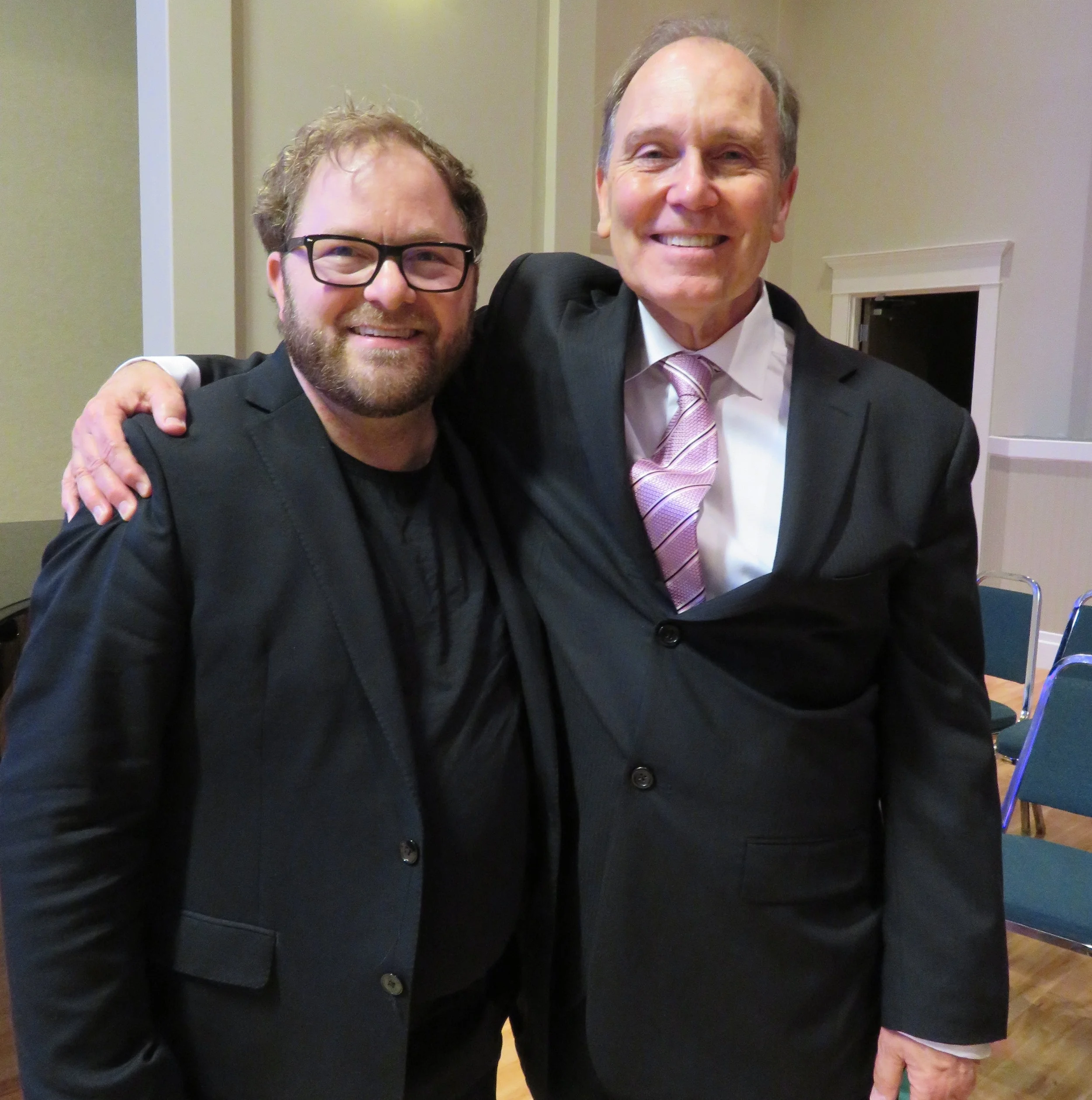 Carlos Foggin & Glen Montgomery May 15, 2018 - Glen performed the Emperor Concerto with the Rocky Mountain Symphony.