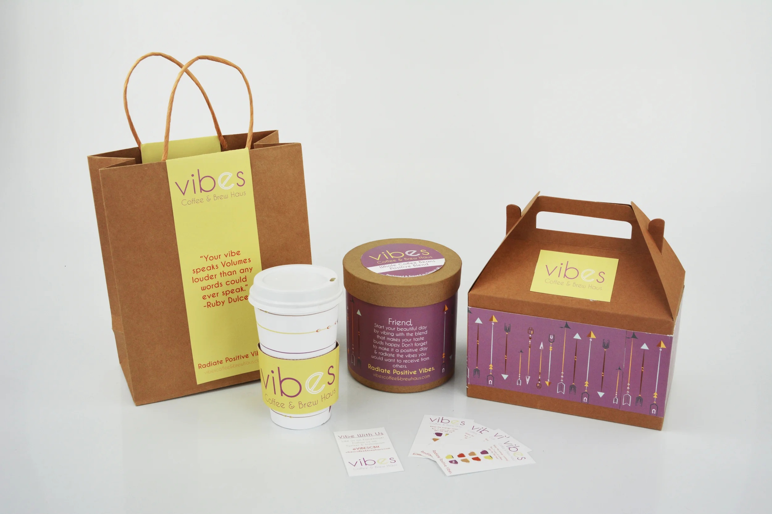 Vibes Coffee Shop Identity