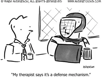 defensive expression