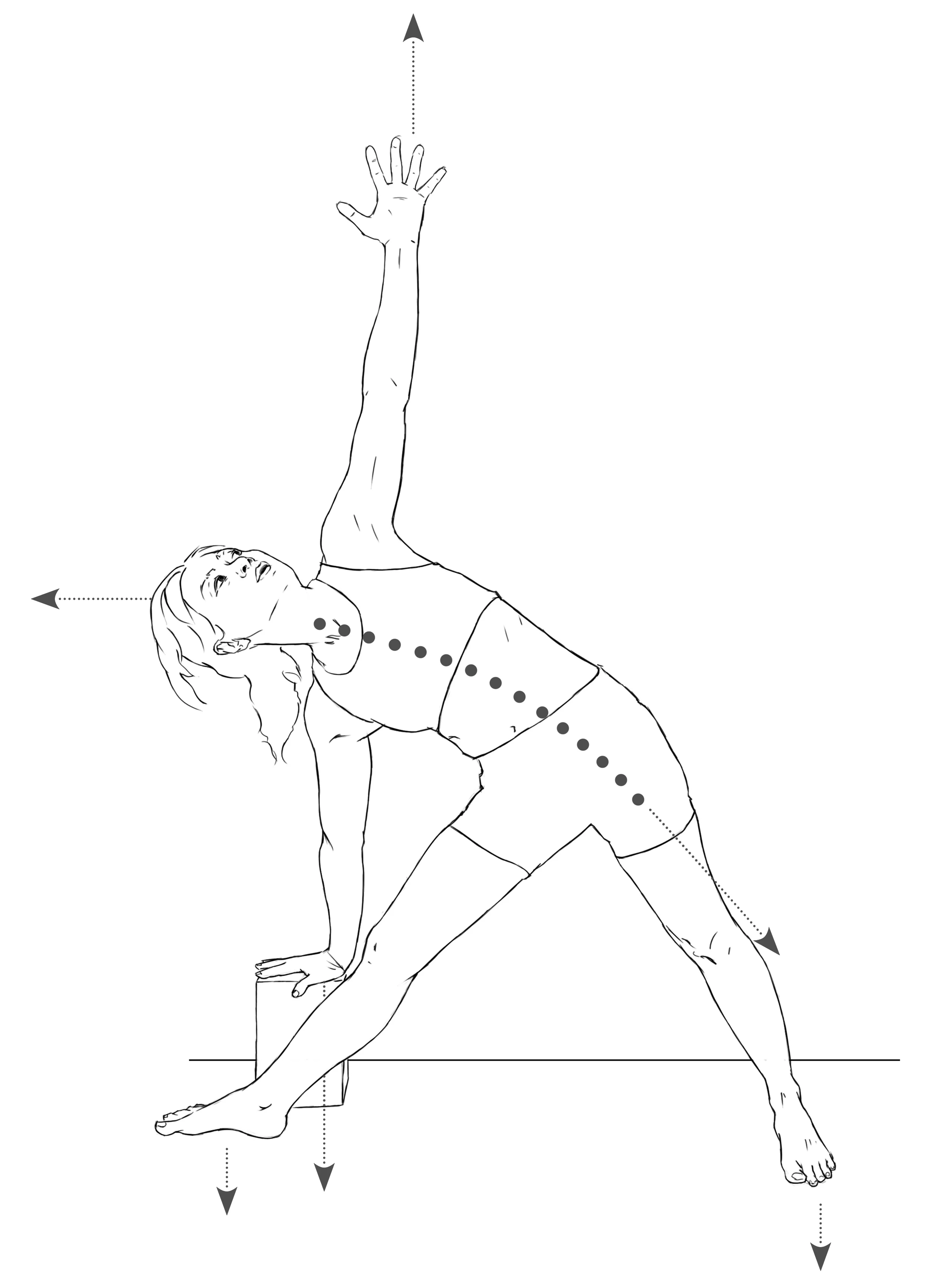 Spatial awareness improves posture