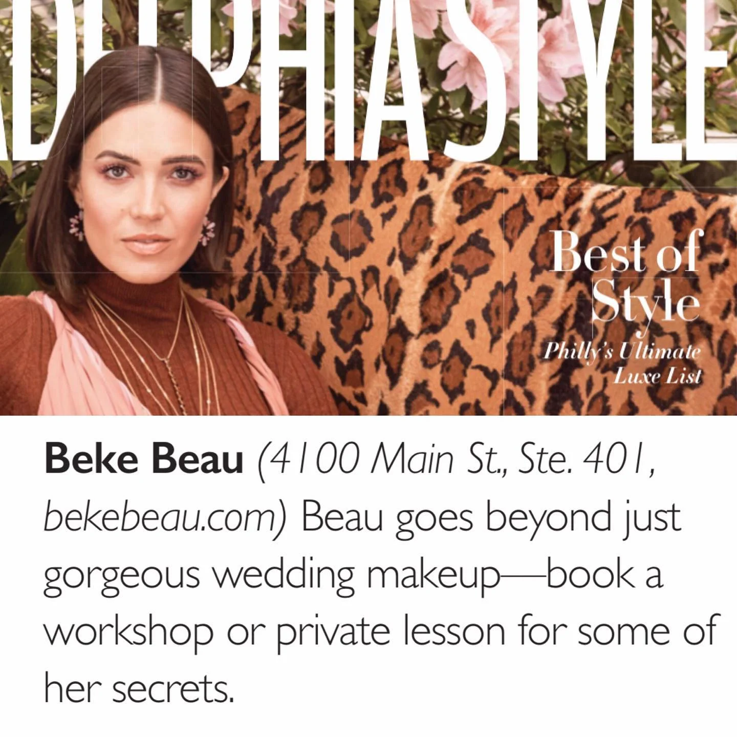 Philadelphia Style Magazine, Best of Style 2019