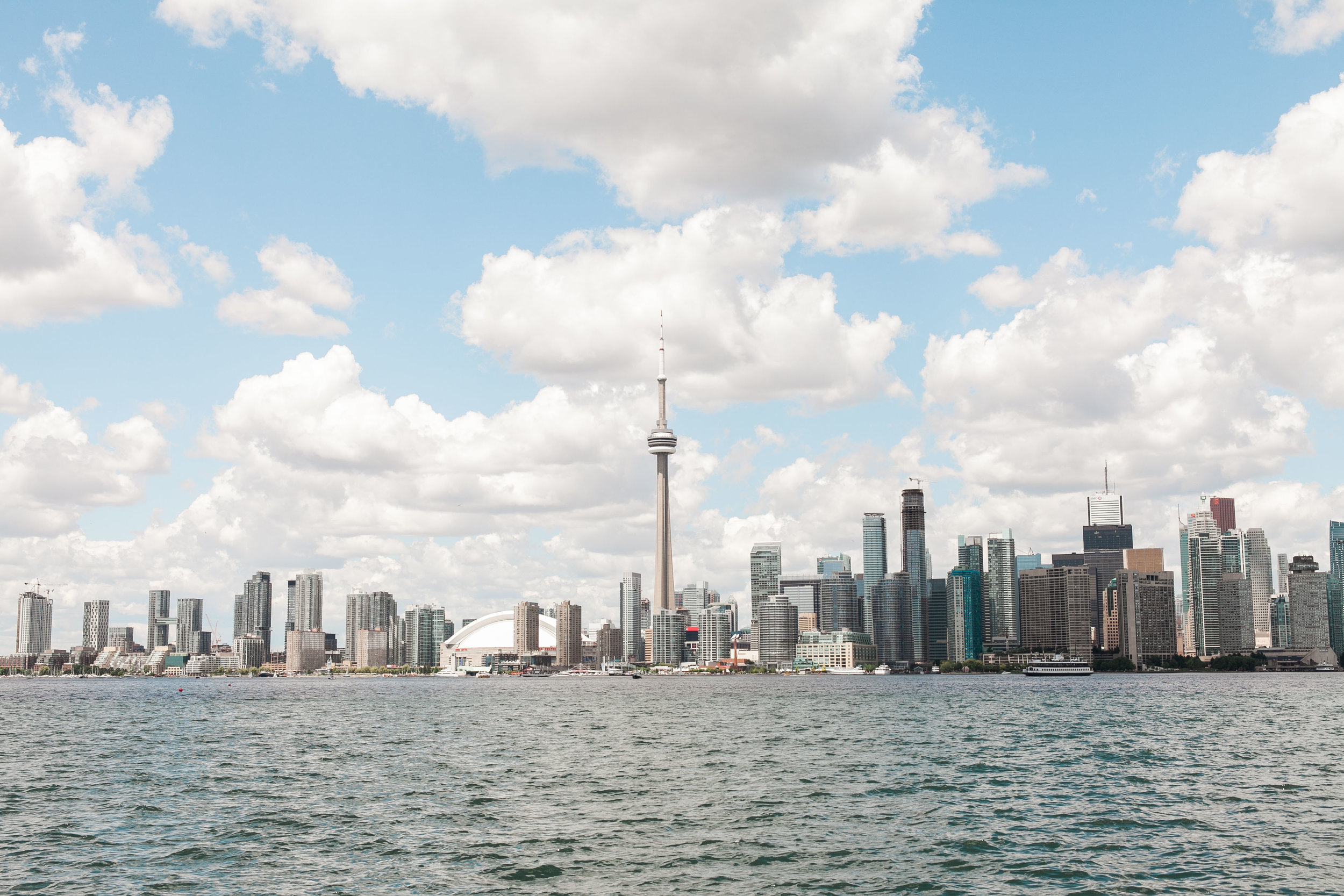 Toronto skyline from The Royal Canadian Yacht Club