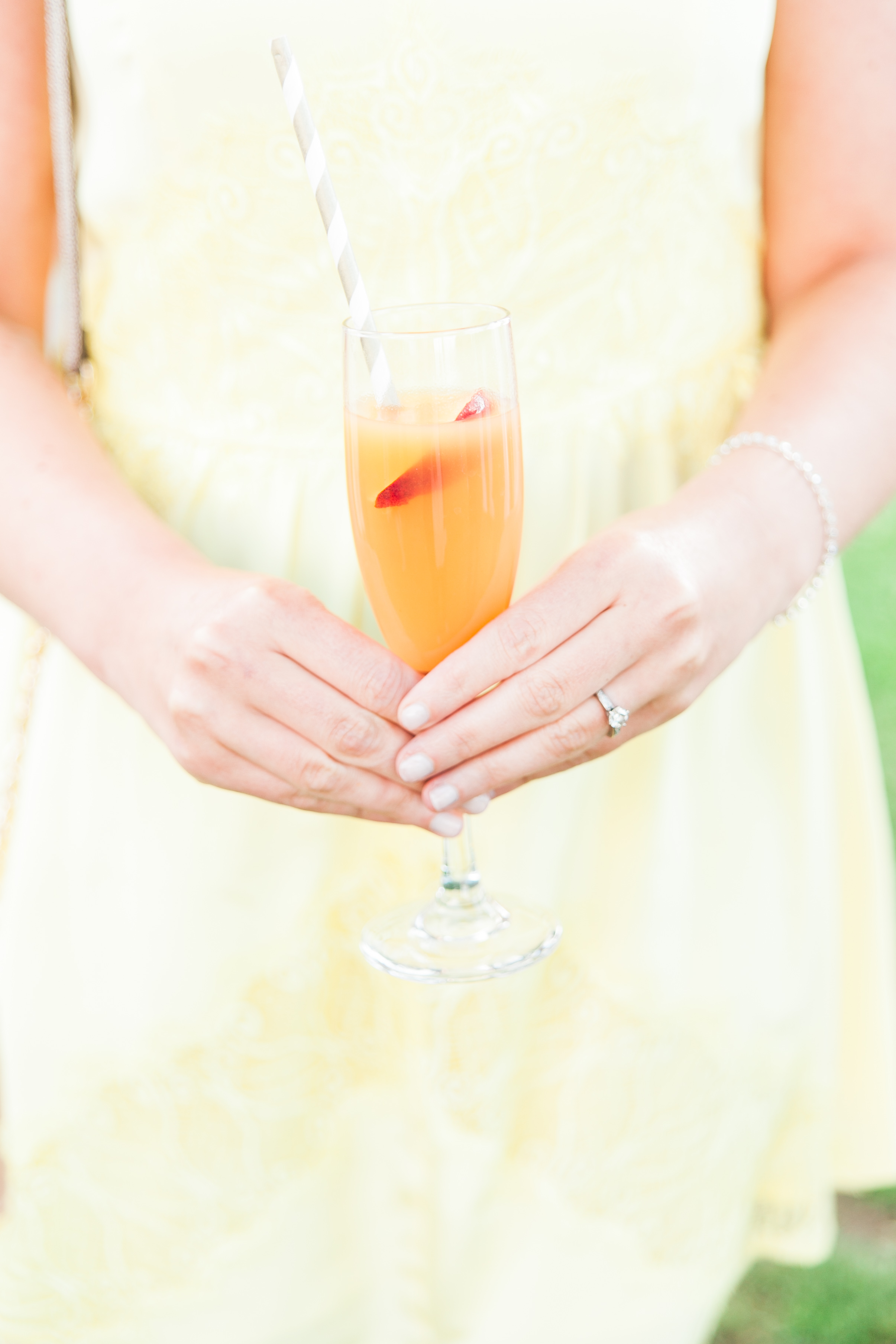 Couple's custom wedding drink