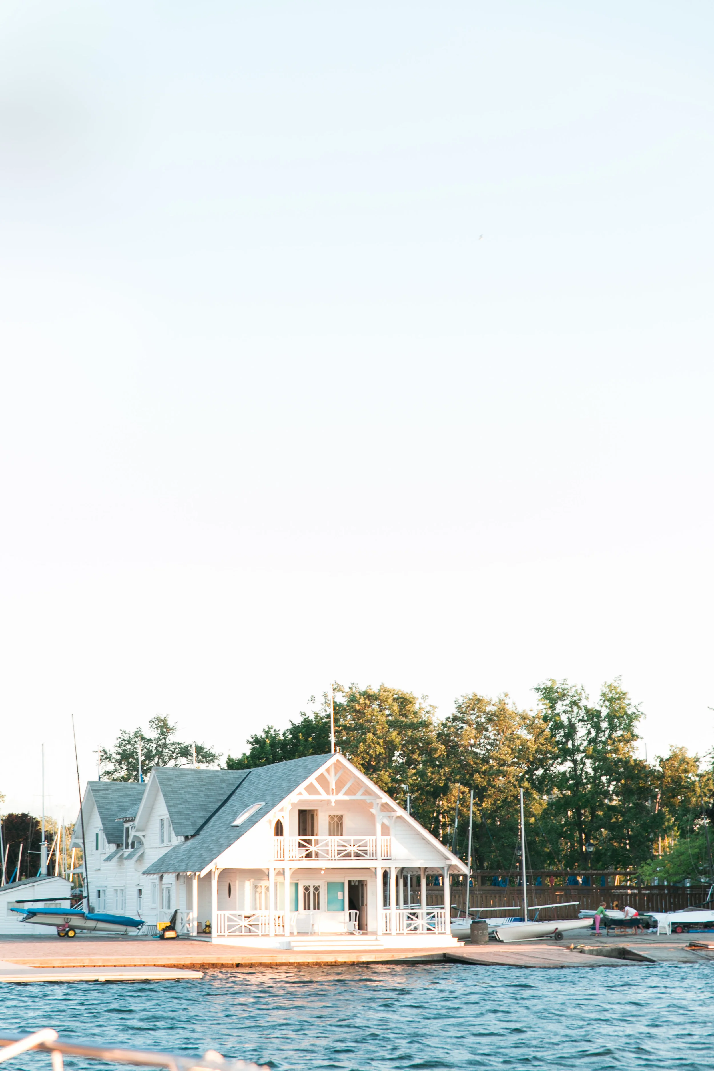 The Royal Canadian Yacht Club boathouse 