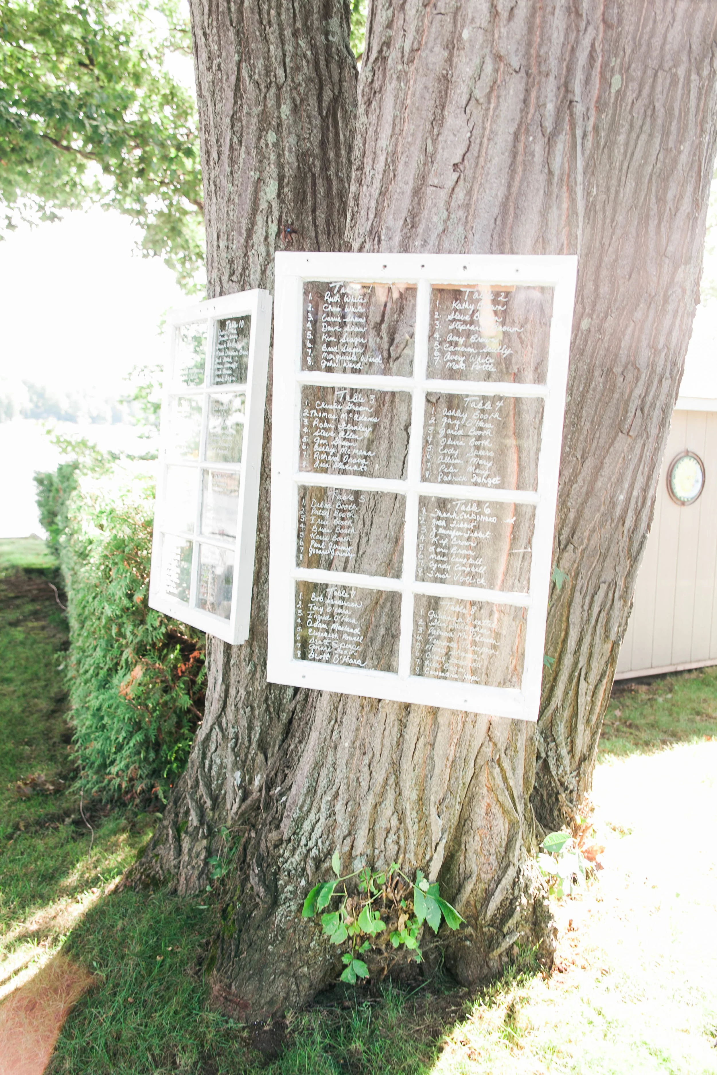 Vintage DIY seating chart