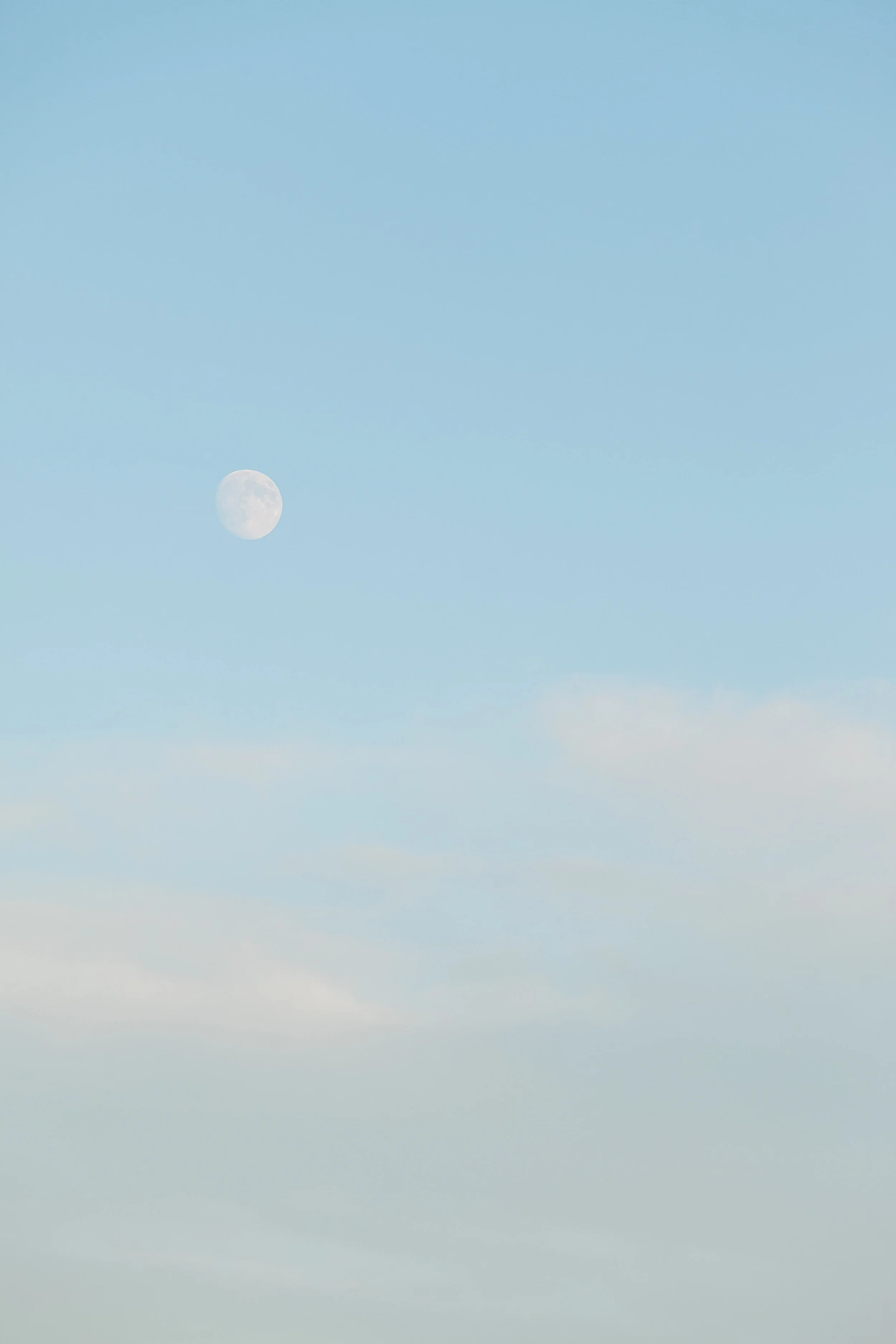 Moon rising over the lake in Muskoka