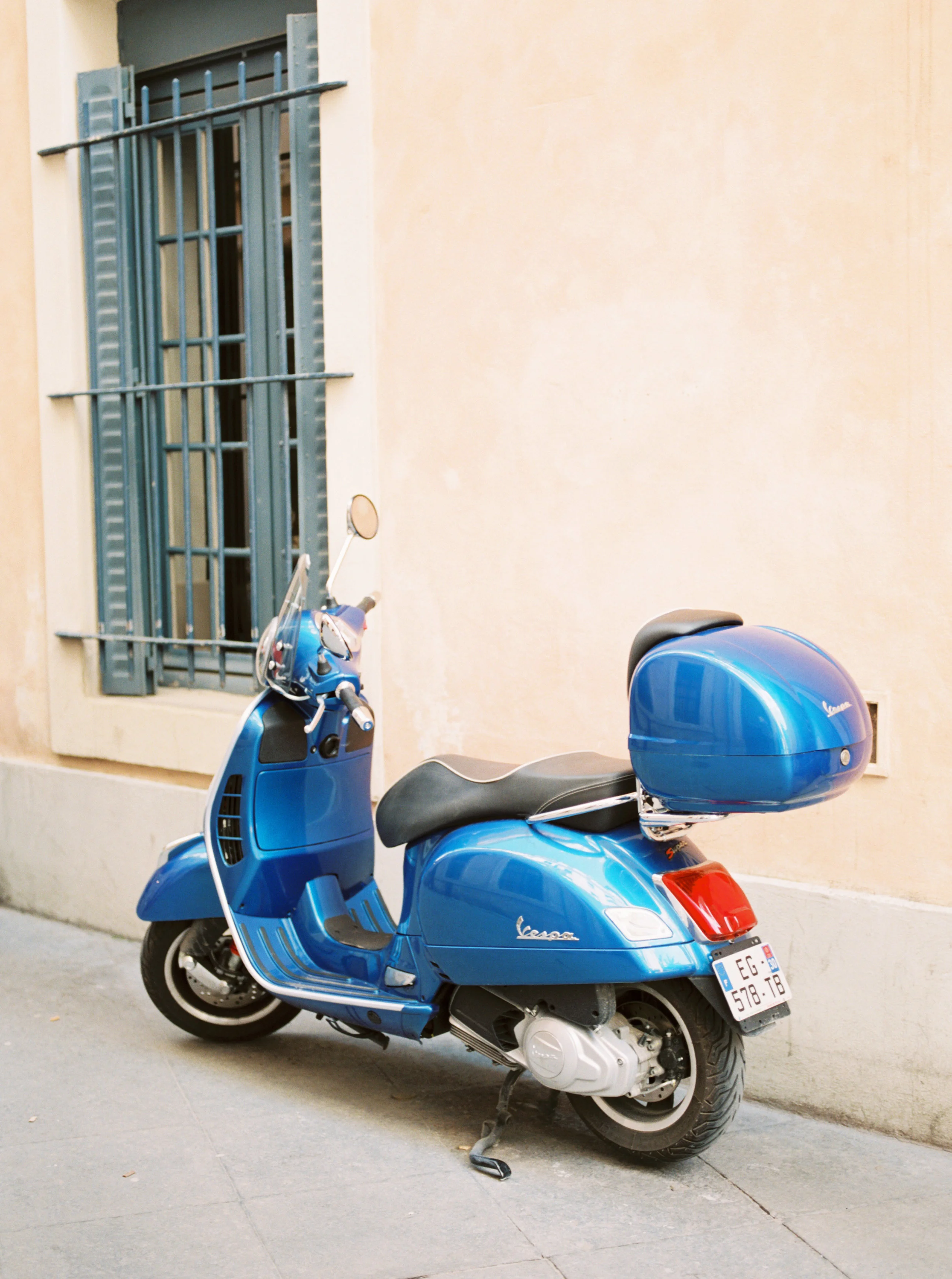 Photo of a European vespa.