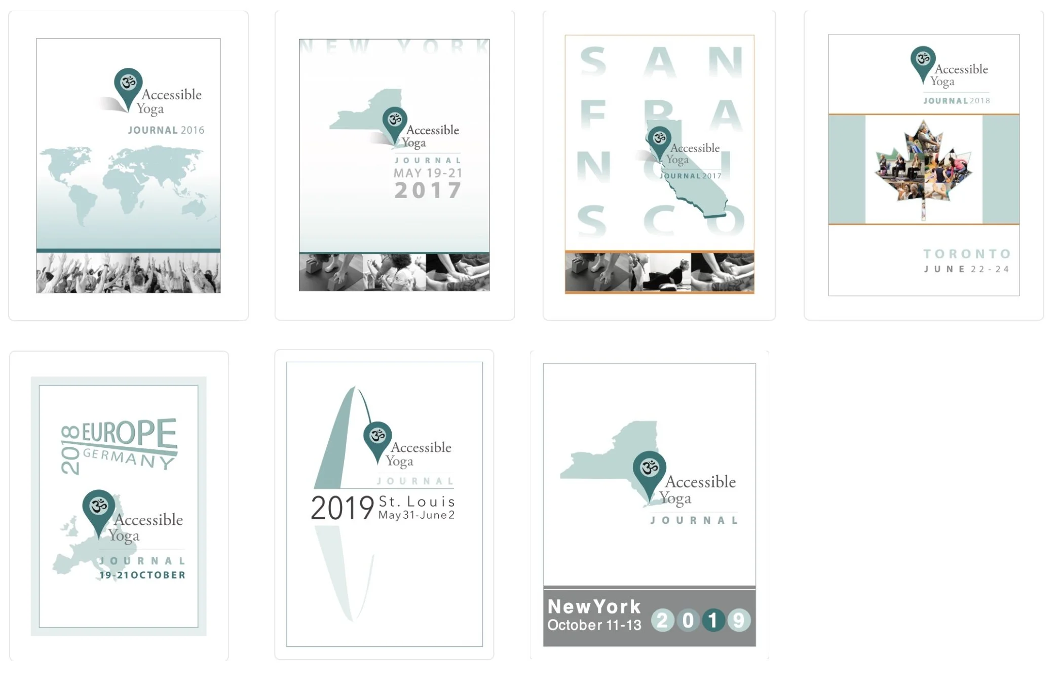 Accessible Yoga Conference Journals –  Print