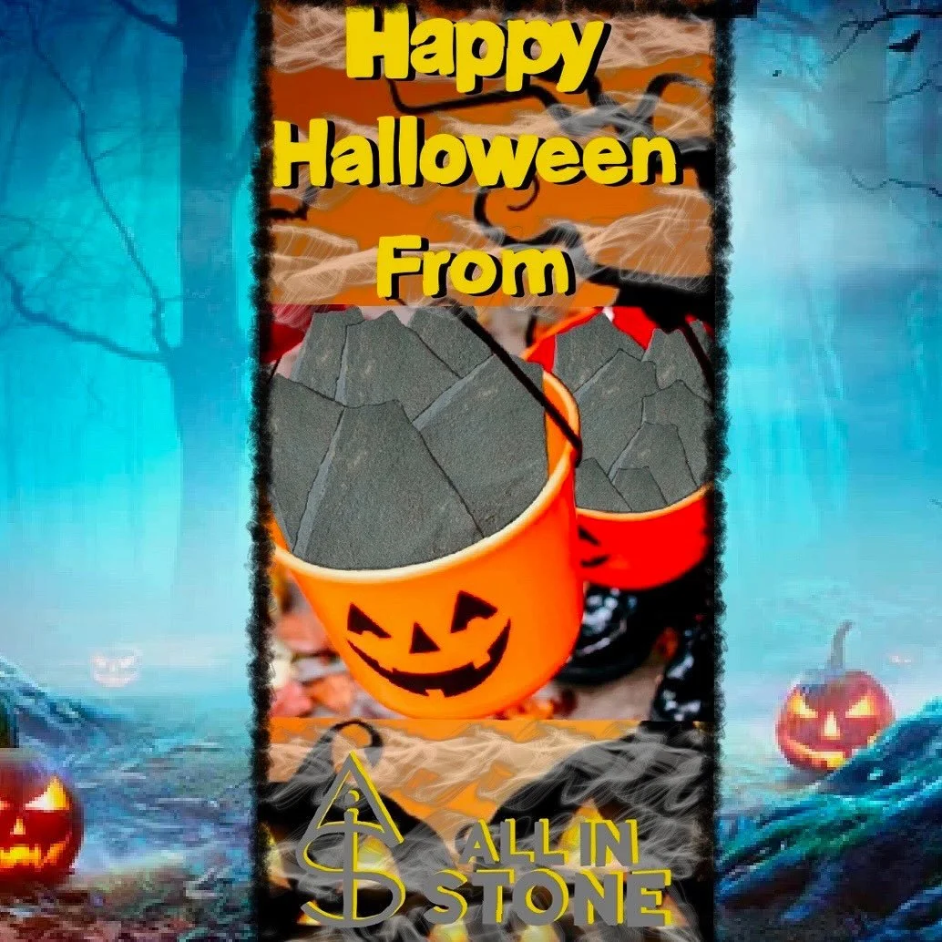 Happy Halloween! Don&rsquo;t fill your bucket with candy - fill it with stone! Candy is temporary, stone lasts forever. Fill your buckets wisely&hellip;