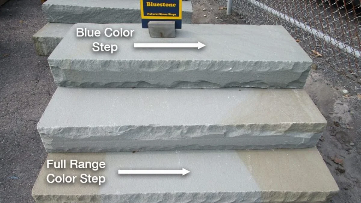Bluestone 6" Thermal Step - Rock Faced