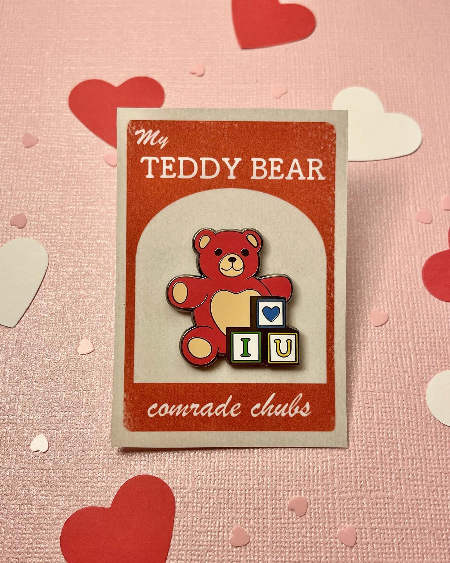 My pins finally came in! I haven&rsquo;t had my backings yet, so I had to improvise lately making homemade ones. This is my backing design, inspired by 1950s toy packaging. I hope you like it! I think it makes my pin really pop! Happy to be making th