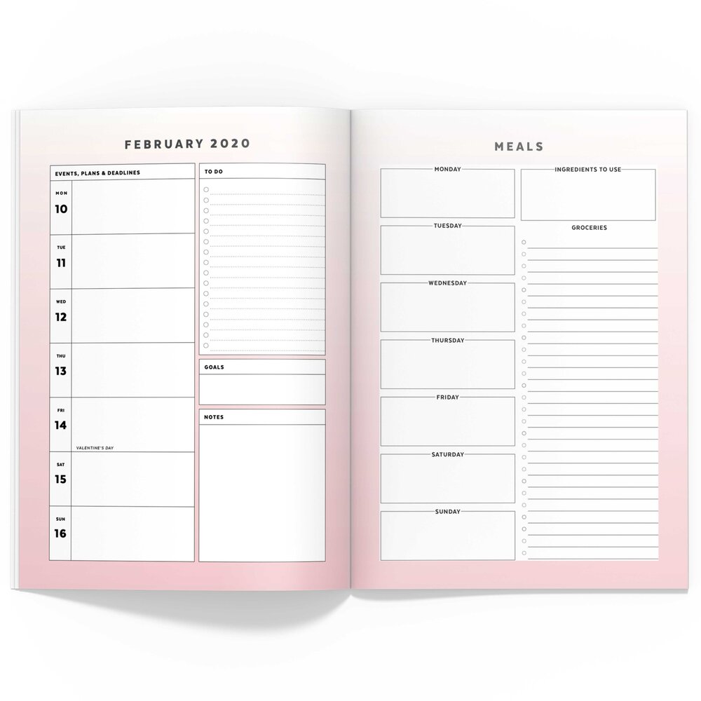 Pink Ombre Travelers Notebook
