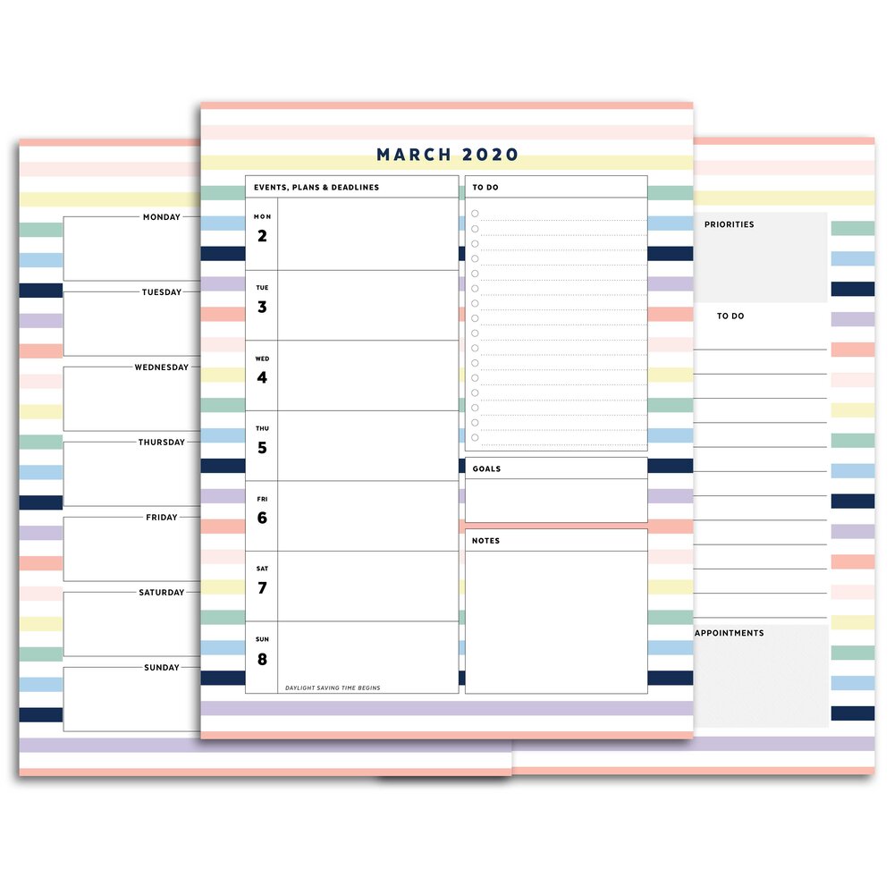 March 2020 Printable Planner