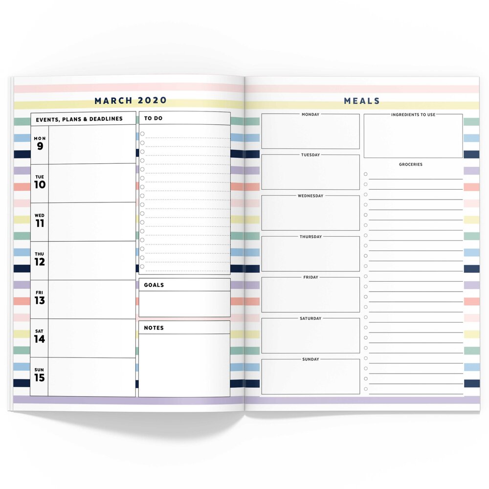 March 2020 Travelers Notebook