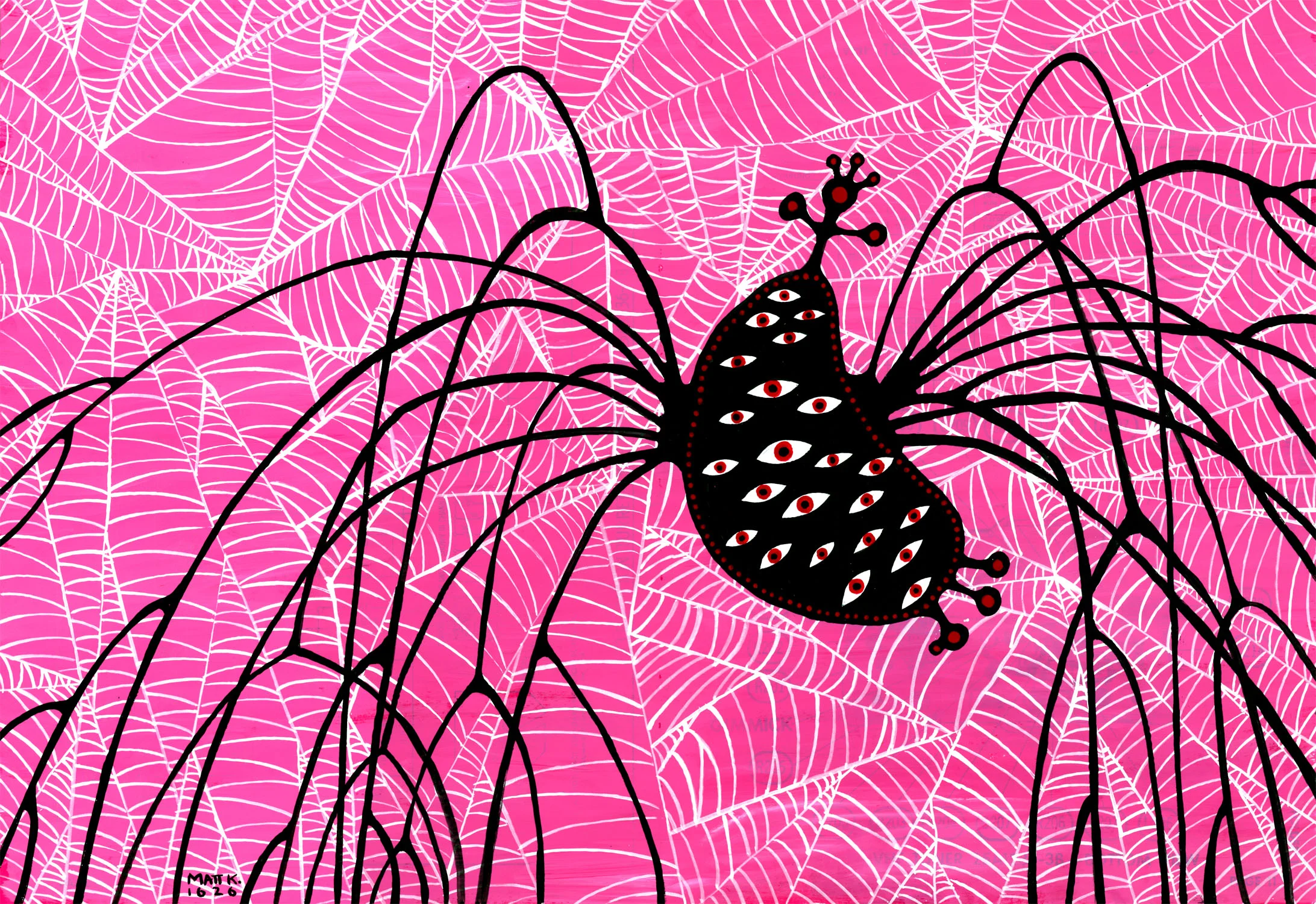 Spider (with diaphanous web)