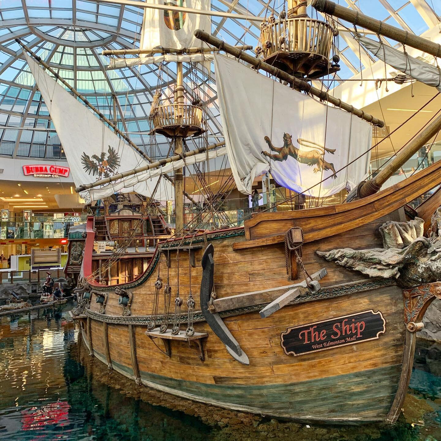 Weekend trip to Edmonton with my dad! 

My first few years of life were in Edmonton and we had a nice time reliving childhood memories at West Ed - what was once the world&rsquo;s largest mall. Still not many have a Spanish Galleon, ice rink, amuseme