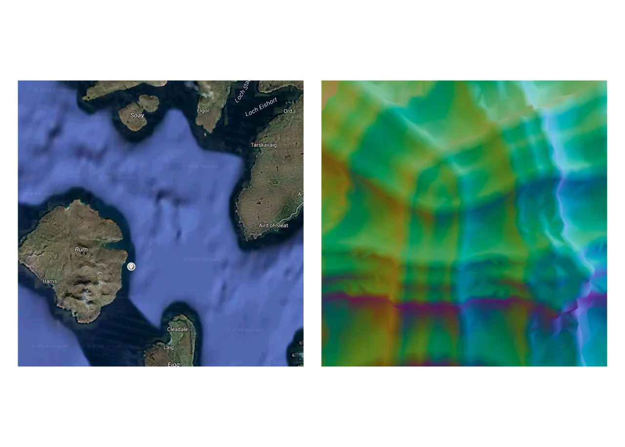 Nature and Algorithm - Day 011 , archival print on Epson ultra-smooth fine art paper, 5 x 7 in., 2016