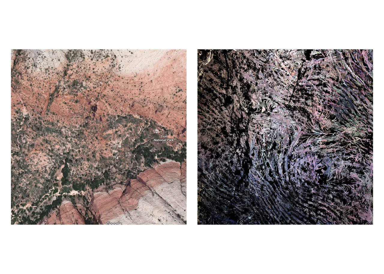 Nature and Algorithm - Day 012 , archival print on Epson ultra-smooth fine art paper, 5 x 7 in., 2016