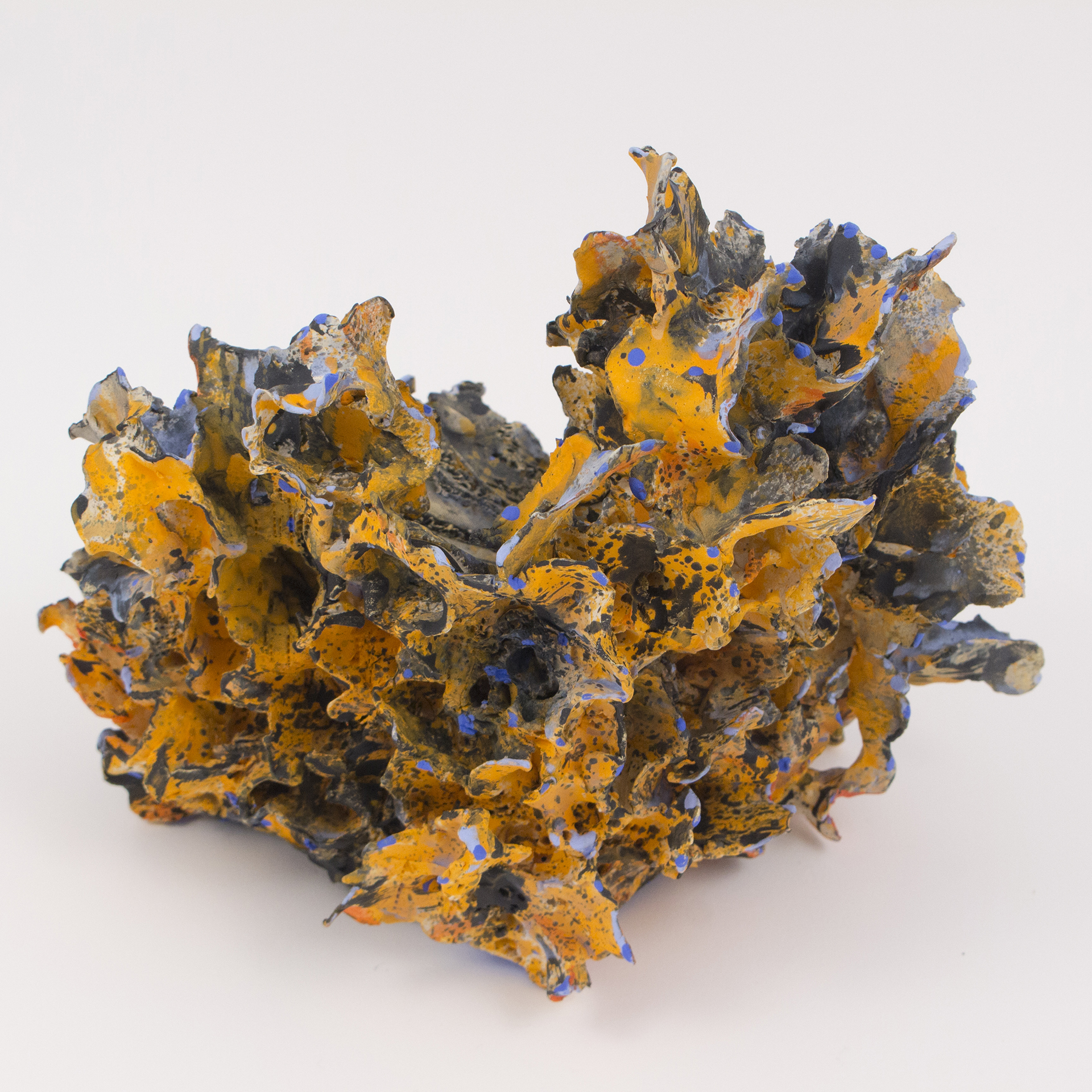 Urban Sprawl 3 , 8.5 x 10 x 7.5 inch, stoneware, underglaze, acrylic, 2016