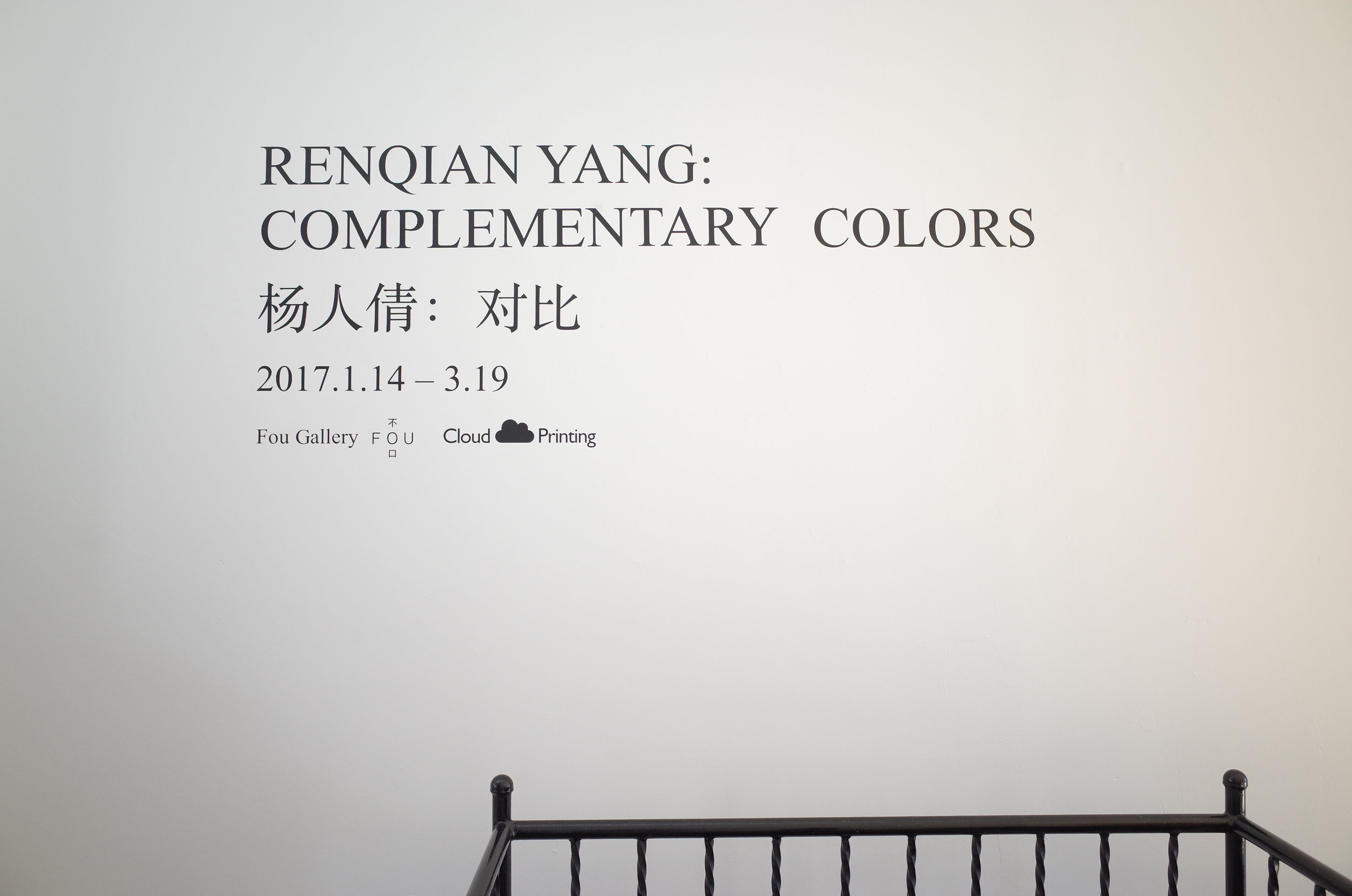 Renqian Yang: Complementary Colors Installation View