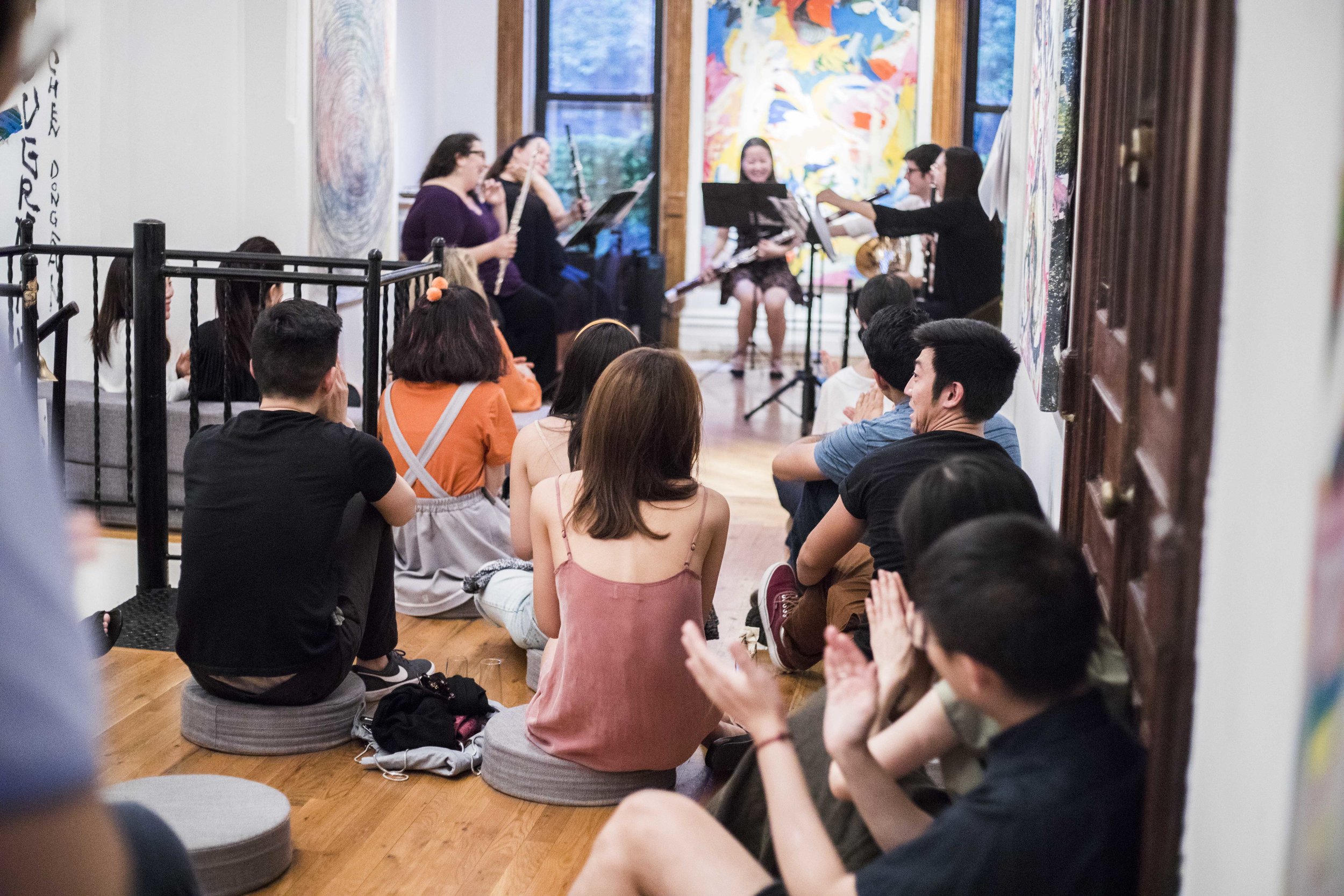   Nevermore - Music Concert  with The Lumisade Quintet at Fou Gallery. Photograph by Nadia Peichao Lin. 昨夜星辰昨夜风 - 木管五重奏音乐会@否画廊，摄影：林沛超. 