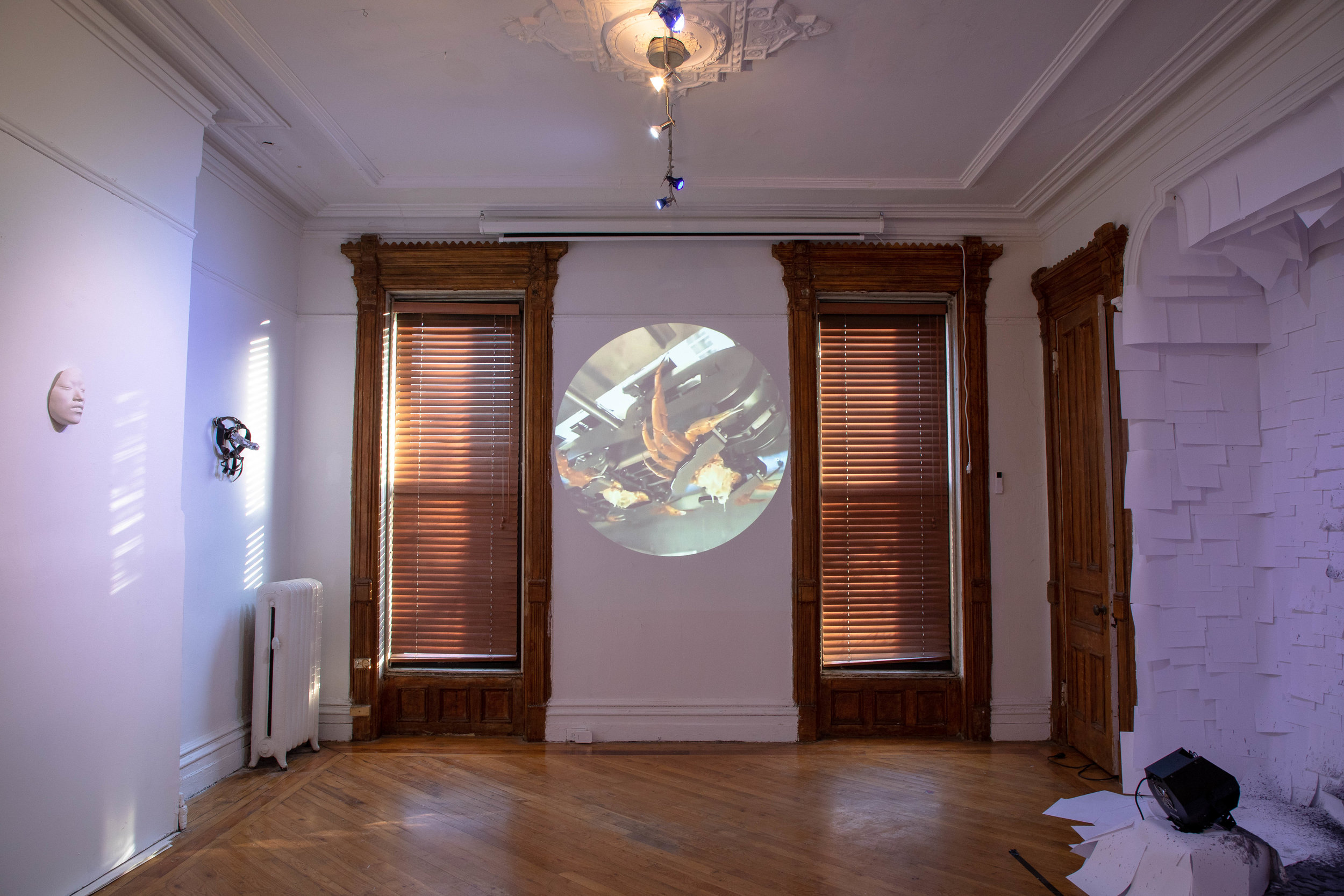   Artificial Boundary  installation view, works by Jing Lin, photograph by Jing Lin ©Jing Lin, courtesy Fou Gallery 