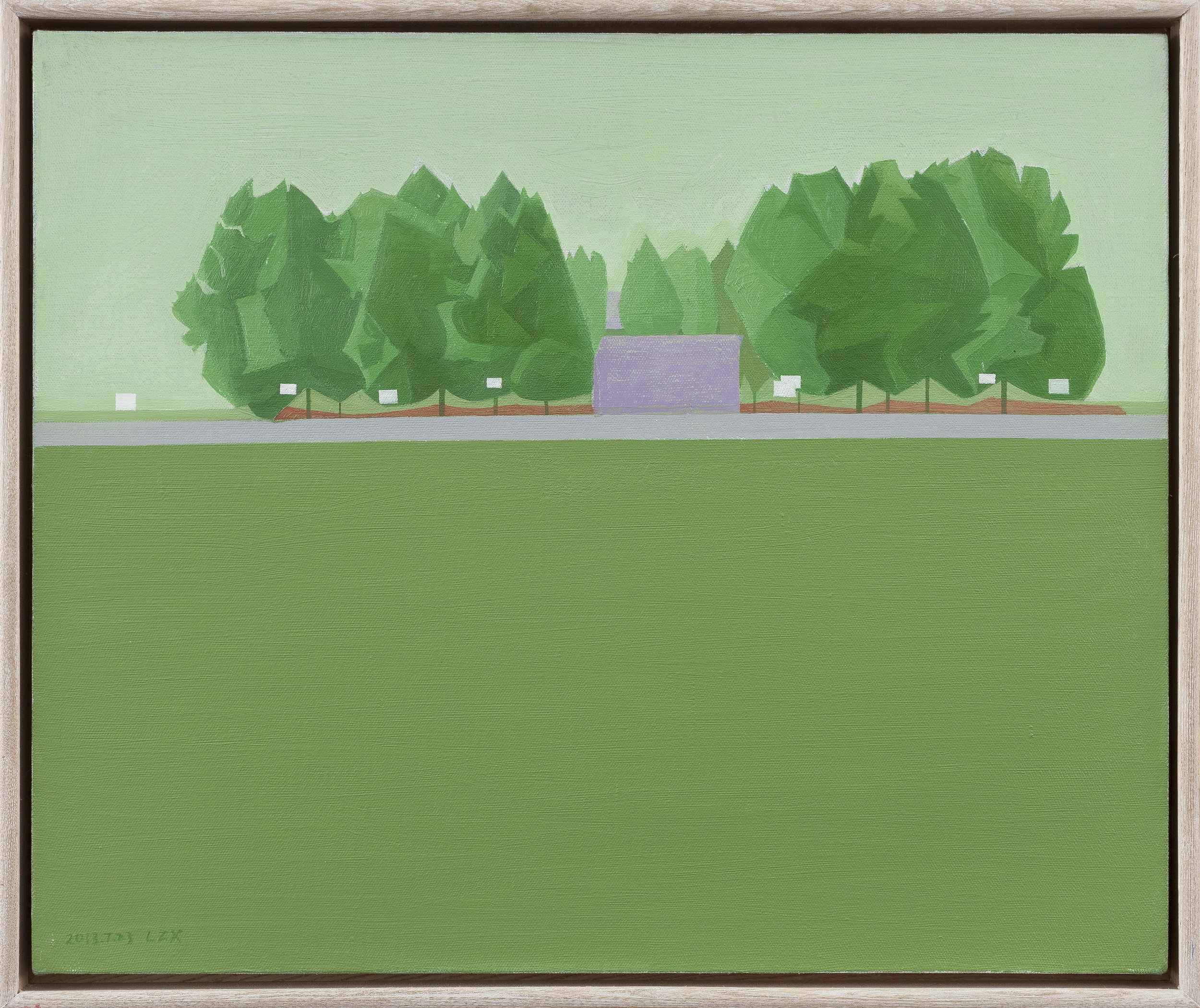 Lan Zhaoxing, Playground , 2013. Oil on canvas, 19.6 x 23.6 inch © Lan Zhaoxing, courtesy Fou Gallery