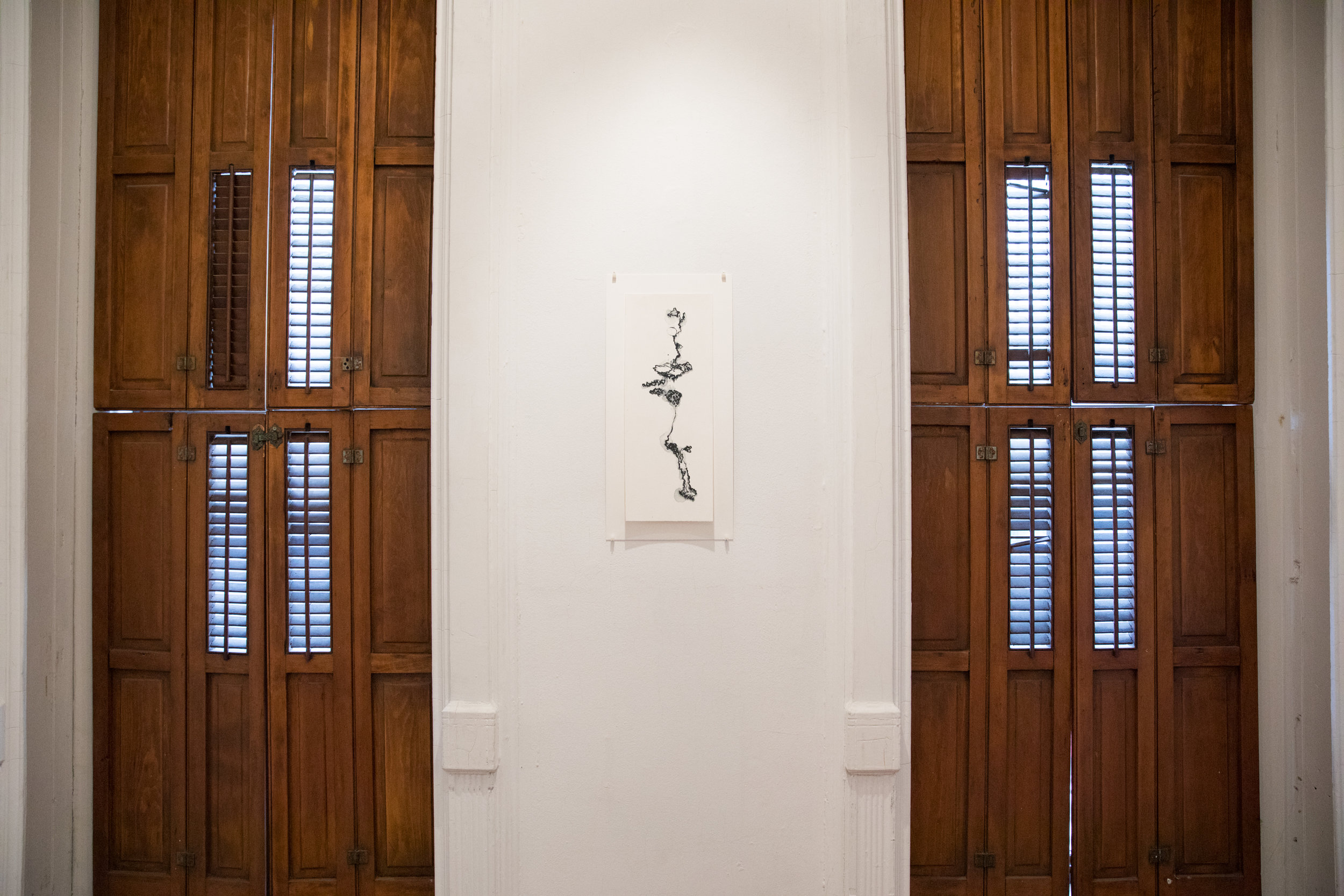 Jisook Kim & Hilda Shen: Orogenies installation view. Photograph by Nadia Peichao Lin. © Jisook Kim and Hilda Shen, courtesy Fou Gallery.