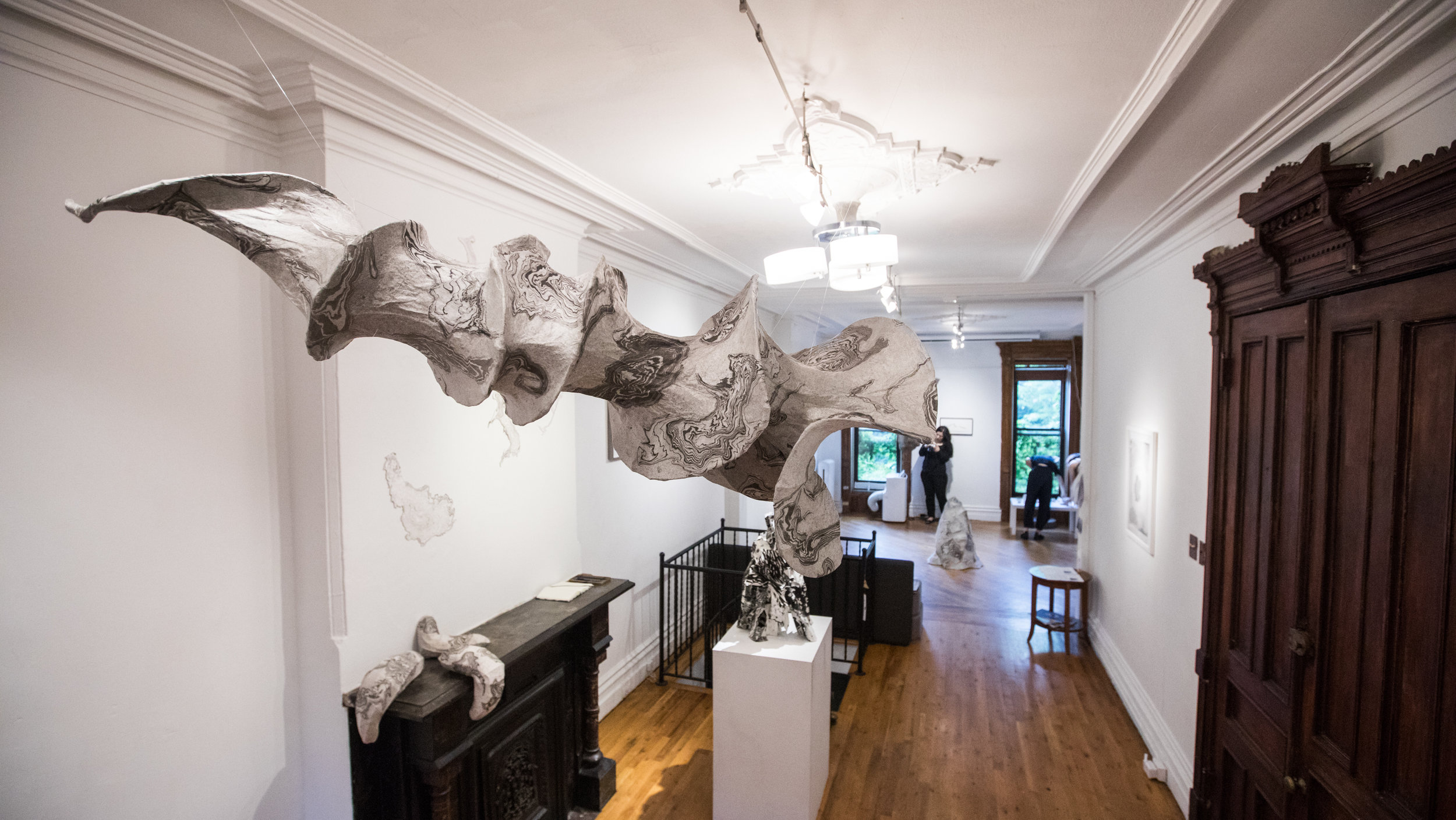 Jisook Kim & Hilda Shen: Orogenies installation view. Photograph by Nadia Peichao Lin. © Jisook Kim and Hilda Shen, courtesy Fou Gallery.