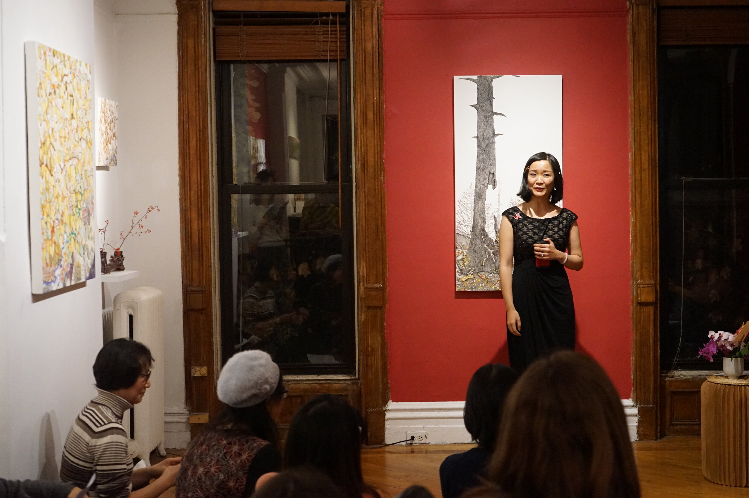   Beneath the Singing Boughs - Di Zhao Vocal Recital , photo by Hansen Zhang, courtesy Fou Gallery. 
