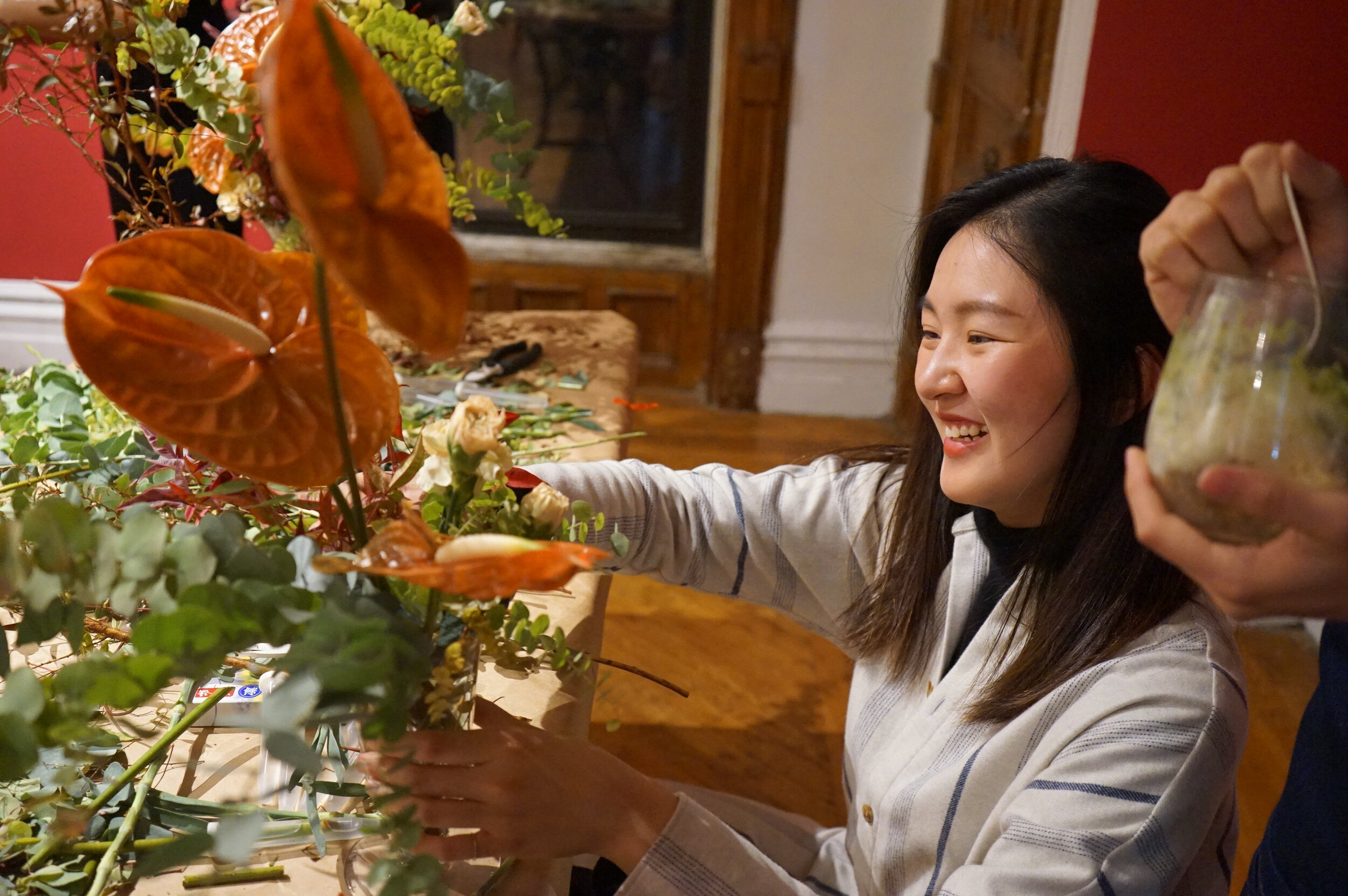   A Taste of Ikebana  at Fou Gallery (11.9.2019), photo by Yilan Wang, courtesy Fou Gallery. 