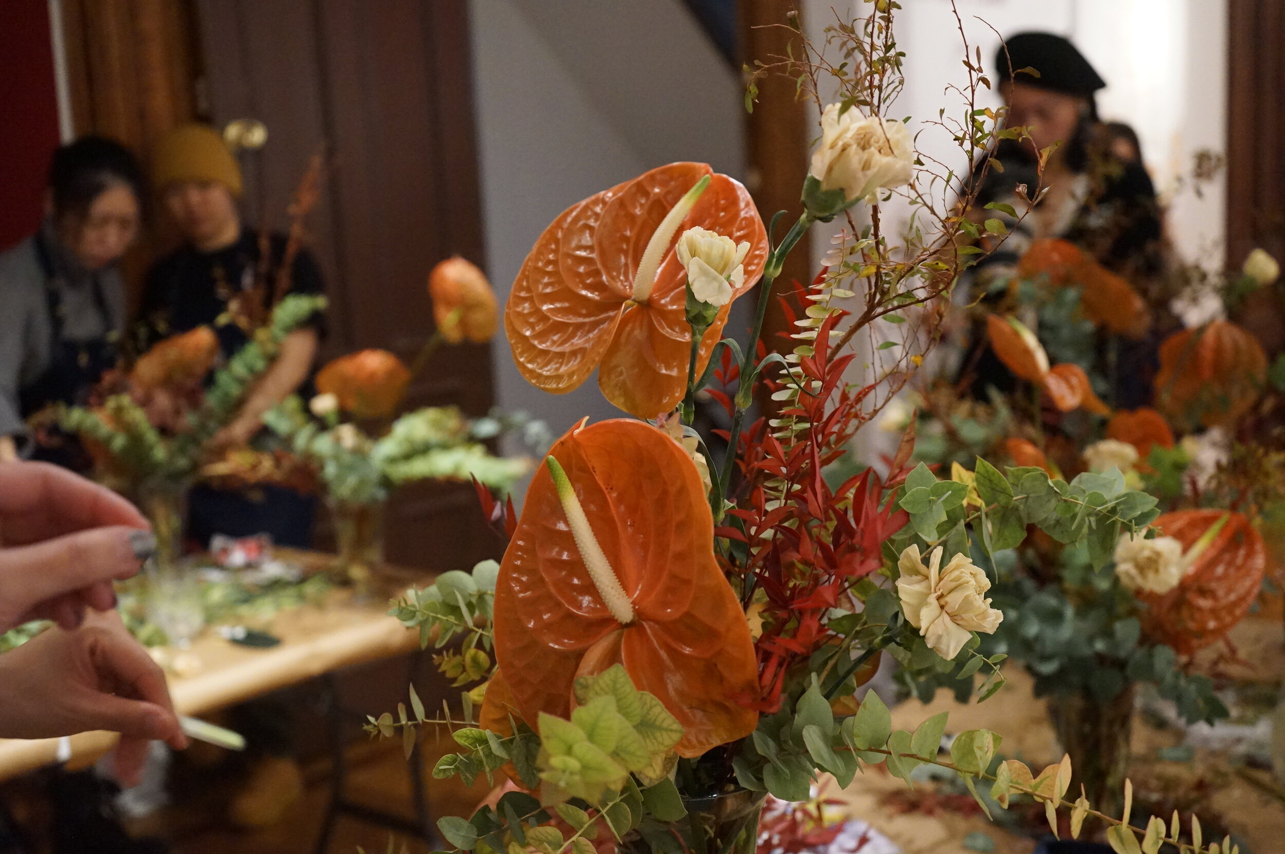   A Taste of Ikebana  at Fou Gallery (11.9.2019), photo by Yilan Wang, courtesy Fou Gallery. 