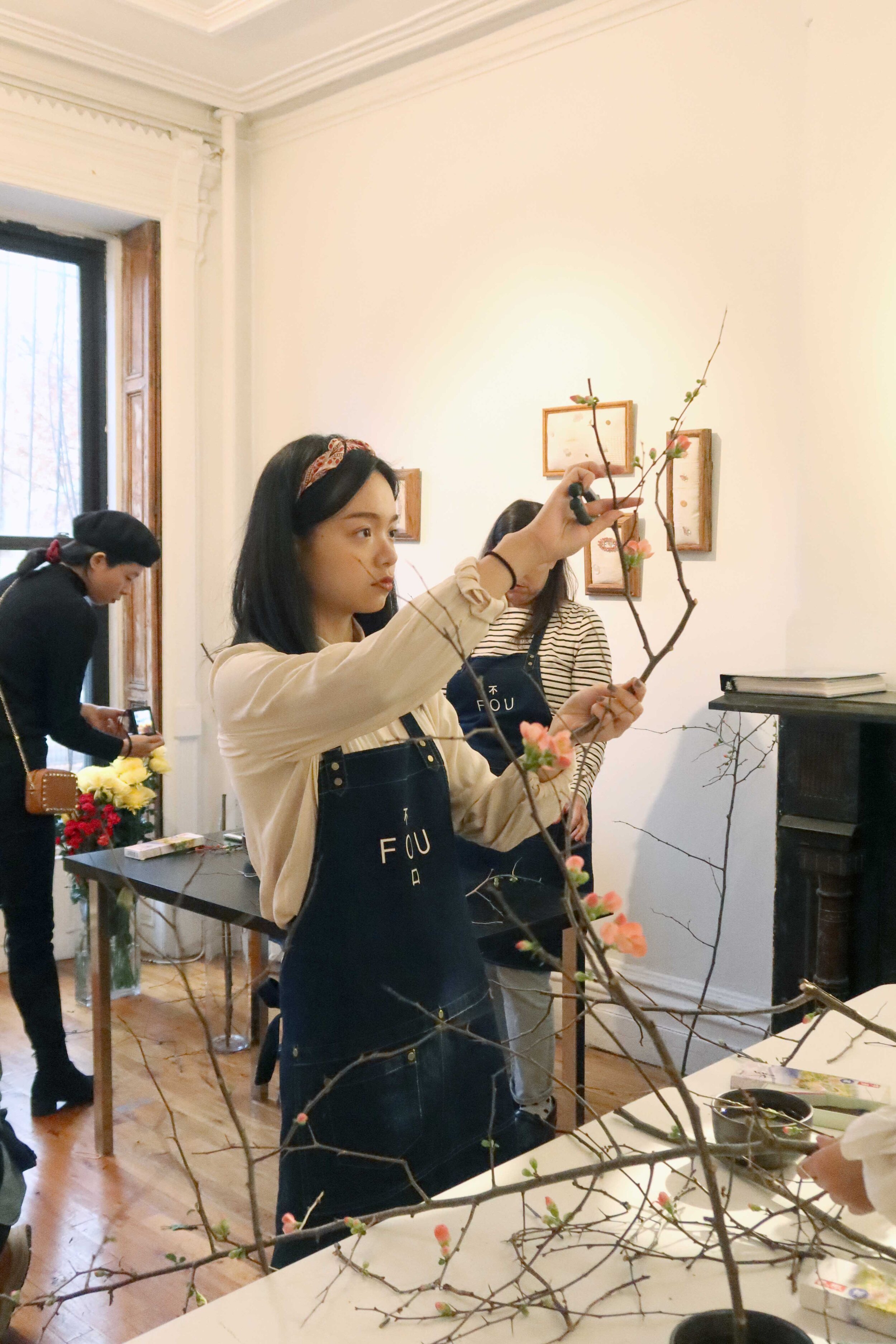   A Taste of Ikebana  at Fou Gallery (12.14.2019), photo by Jing Lin, courtesy Fou Gallery. 