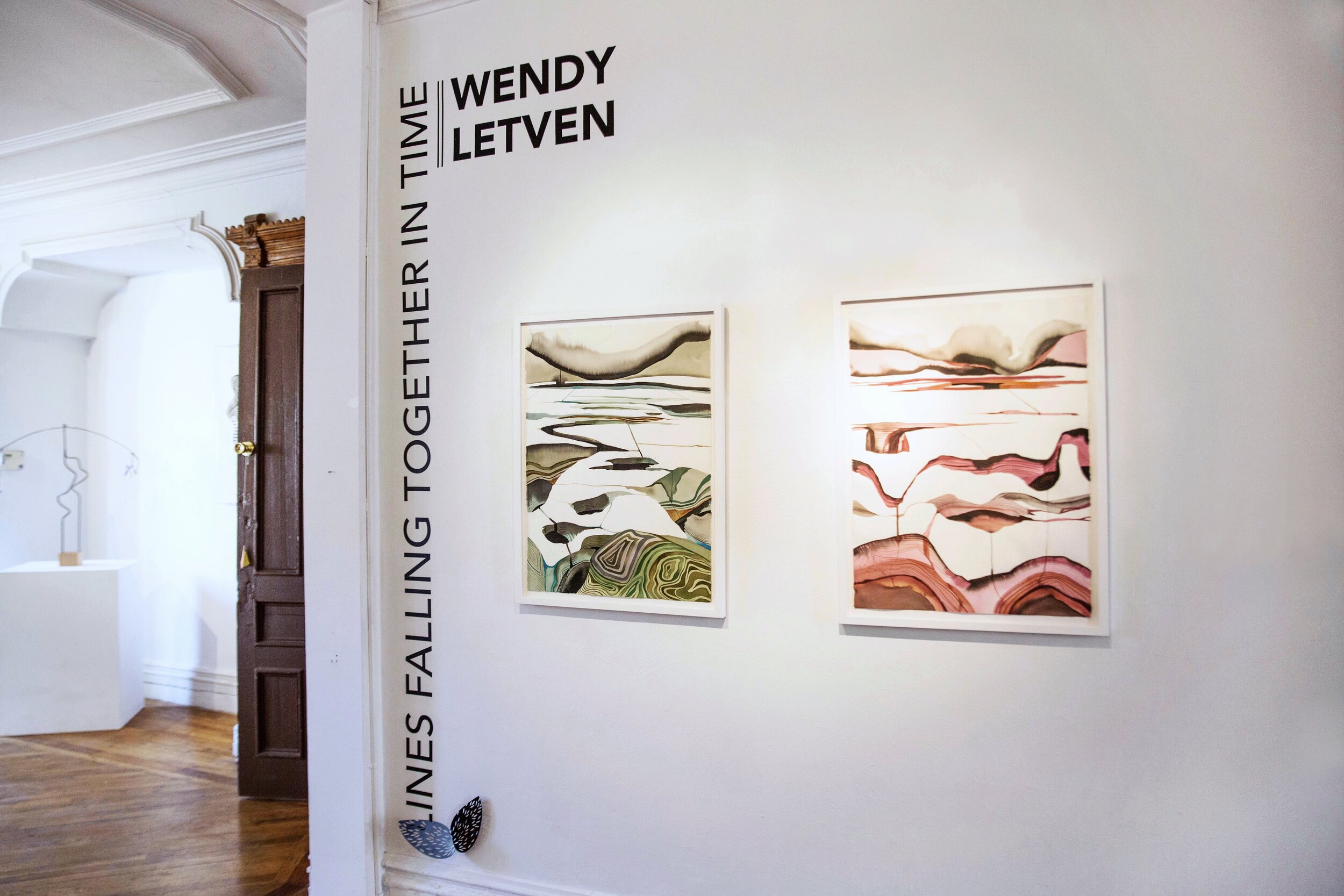   Wendy Letven: Lines Falling Together in Time  installation view. Photograph by Lynn Hai. ©Wendy Letven, courtesy Fou Gallery 