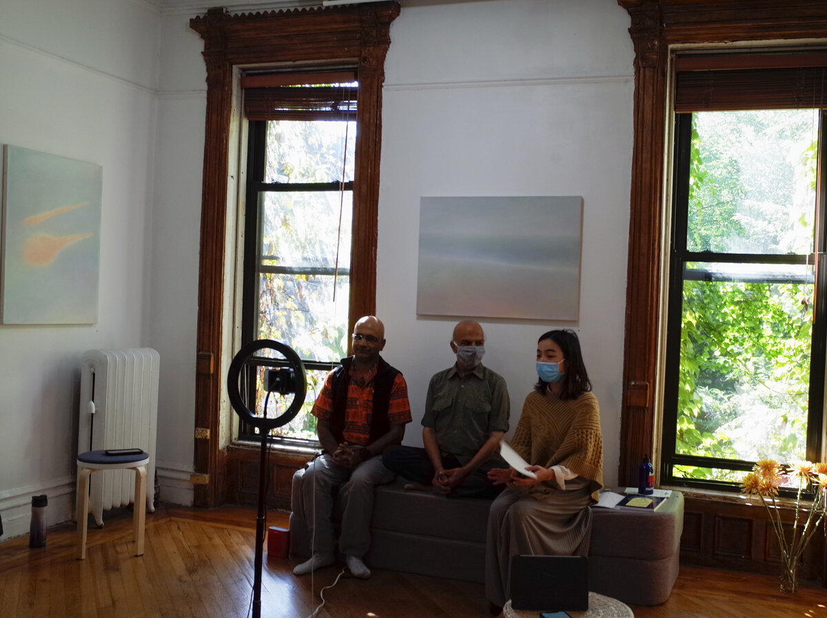  Breathing in Art: Meditation and Pranayam Workshop, photography by Iris Zhang, courtesy Fou Gallery. 