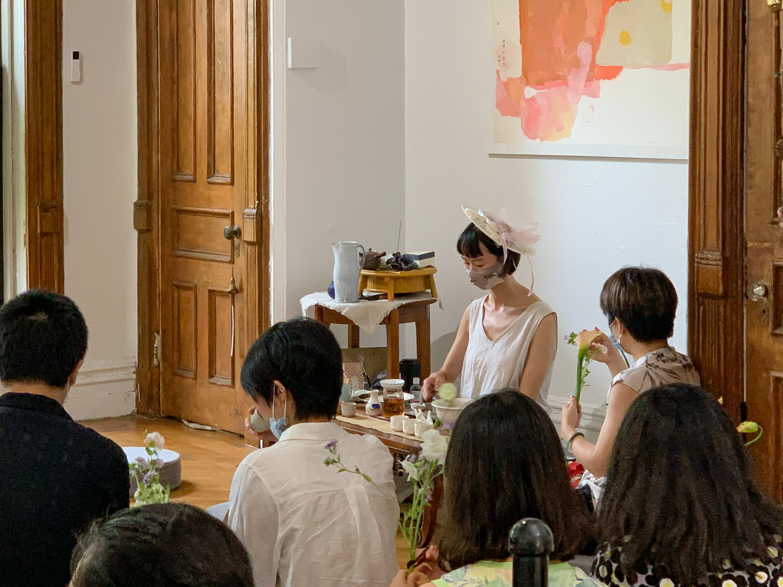  An Ikebana Demonstration and Tea Ceremony, 7 August 2021, photography by Yizhi Liu 