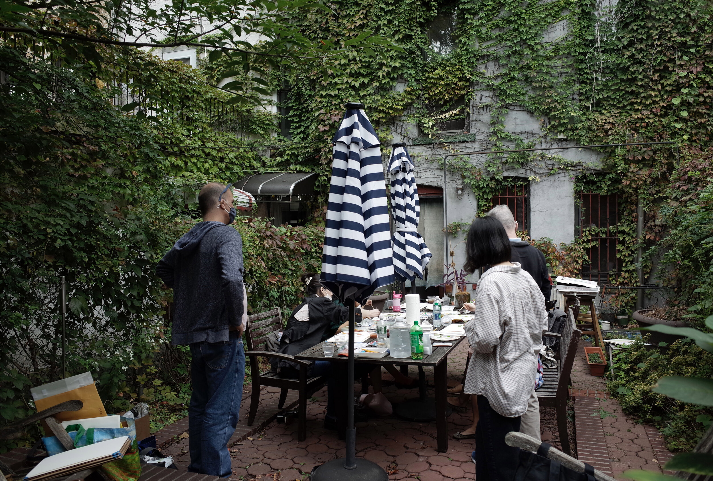  Plein Air Worshop at Fou Gallery. Photo by Mingzi Ma, courtesy of Fou Gallery 