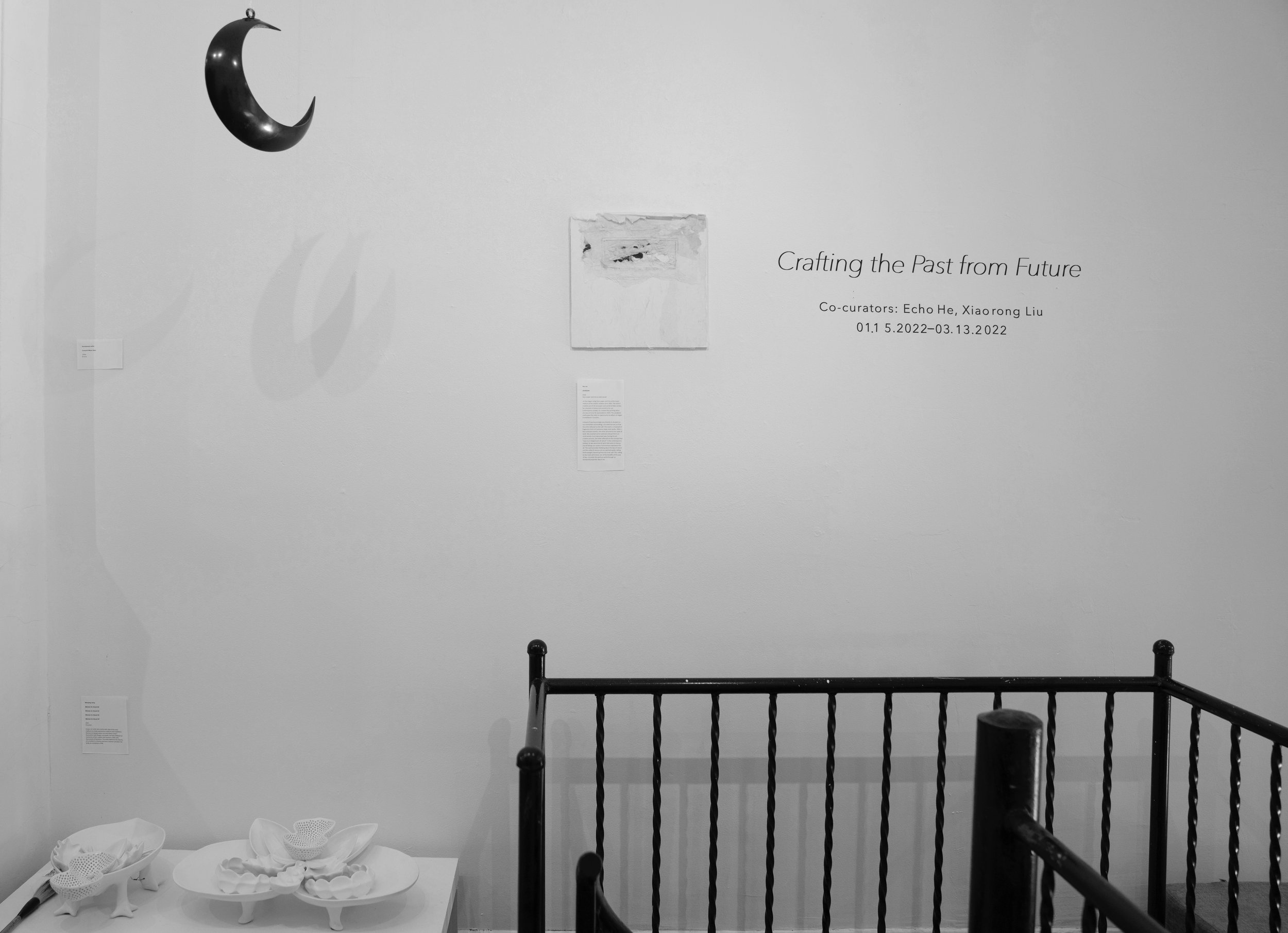  Installation View of Crafting the Past from the Future. Photo by Joey ZhaoyinWang and Lynn Hai, courtesy of Fou Gallery 