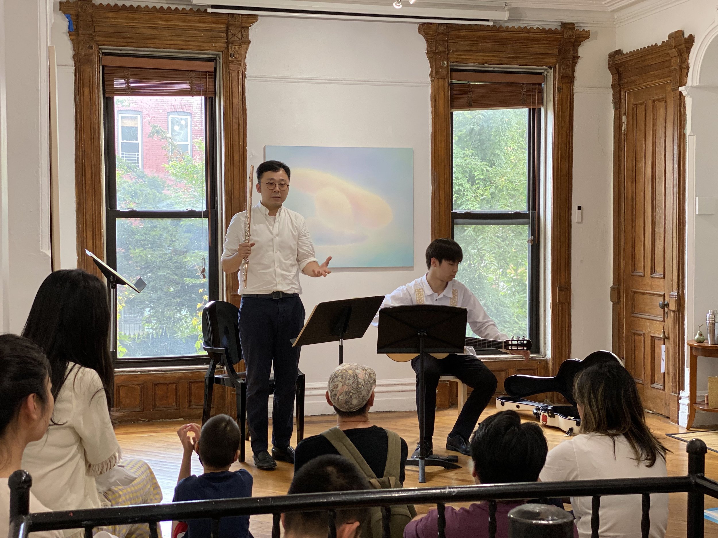  Toward The Sea Recital on August 27th, 2022. Photo by Barbara Song, courtesy of Fou Gallery 