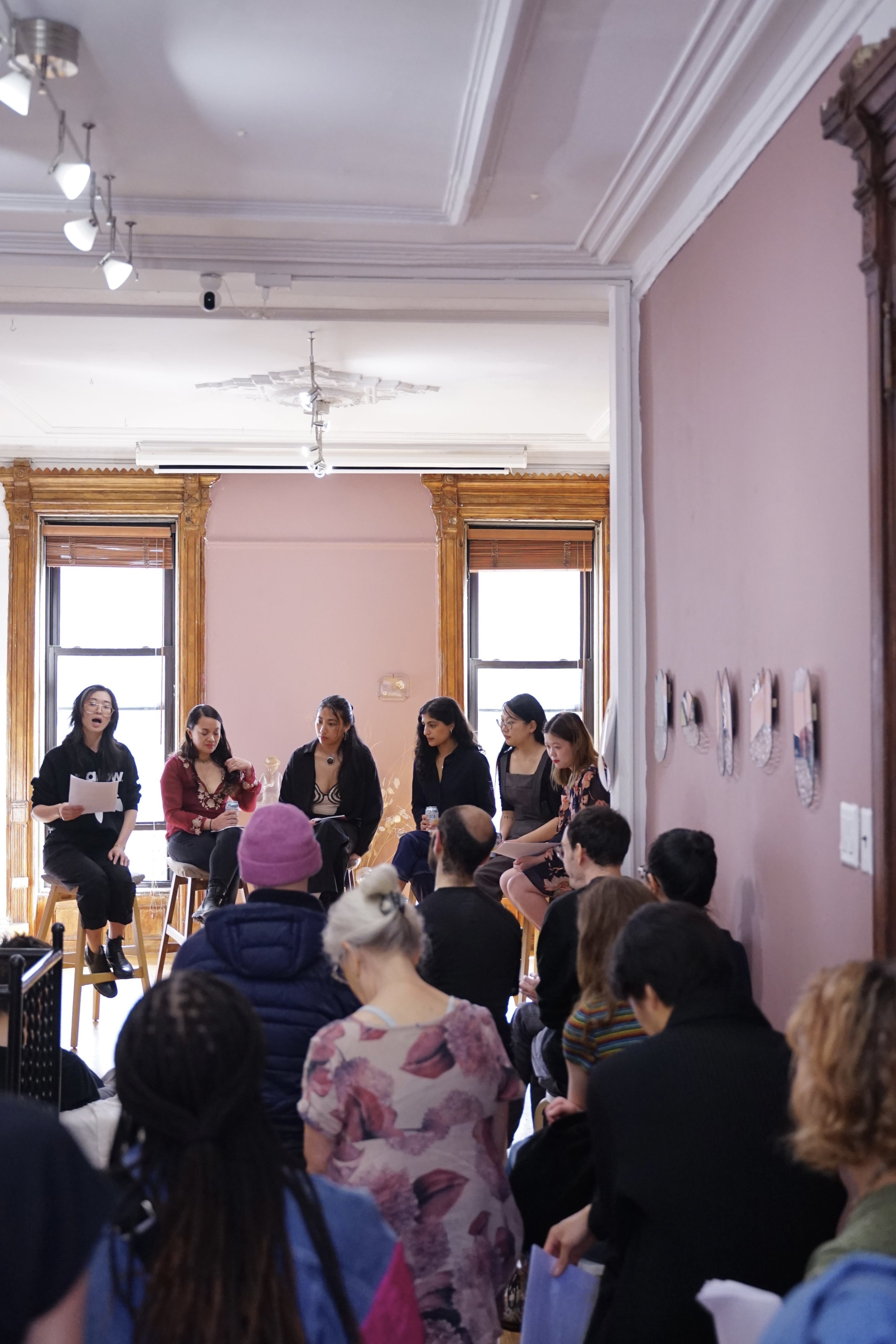  Public Poetry Reading on April 1st, 2023. Photo by Angela Chang, courtesy of Fou Gallery 
